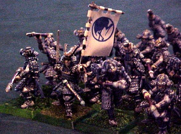 Blue, Bushi, Character, Clan War, Crane, Heavy, Infantry, L5r, Legend Of The Five Rings, Samurai, Spear, Unit, White, Yari
