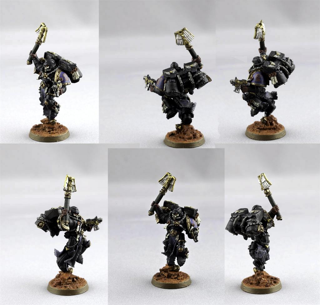 Chaplin, Jump Pack, Space Marines, Warhammer 40,000