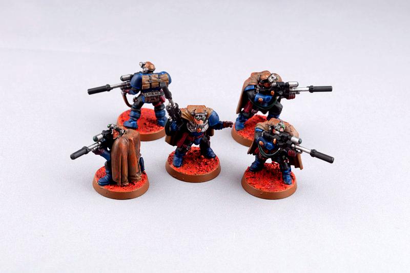 Crimson Fists, Scouts, Space Marines, Squad