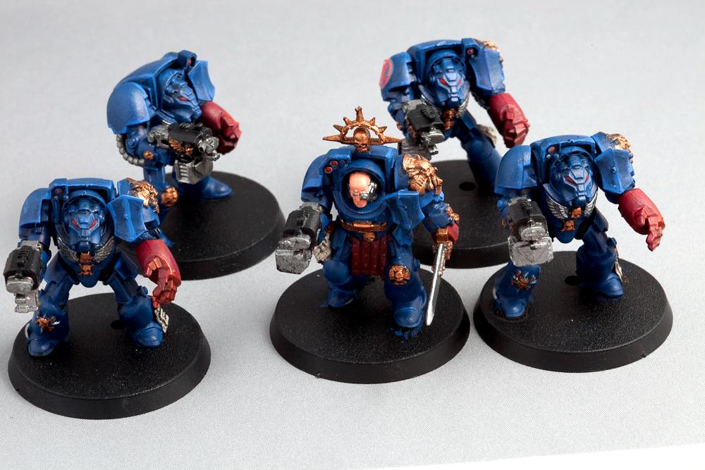Assualt, Black, Crimson Fists, On, Reach, Space, Space Marines, Terminator Armor