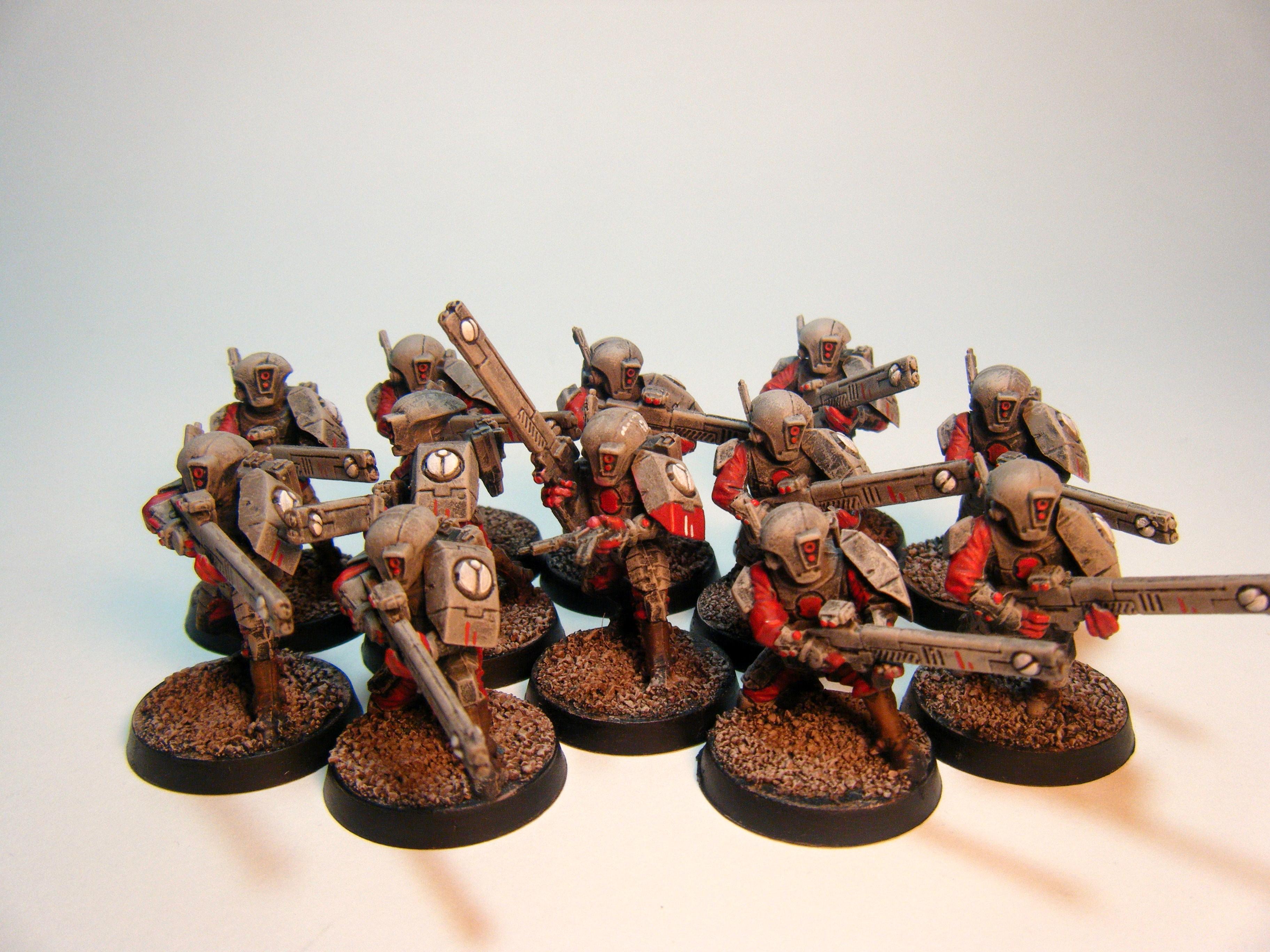 Fire Warriors, Tau, Tau Fire Warriors (Red)