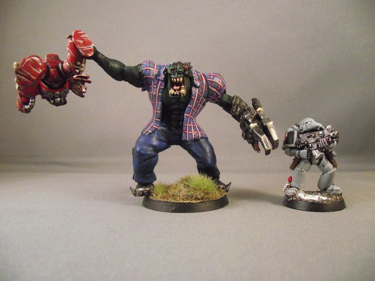 Orks, "Shutup punk fo' I knock you out!"