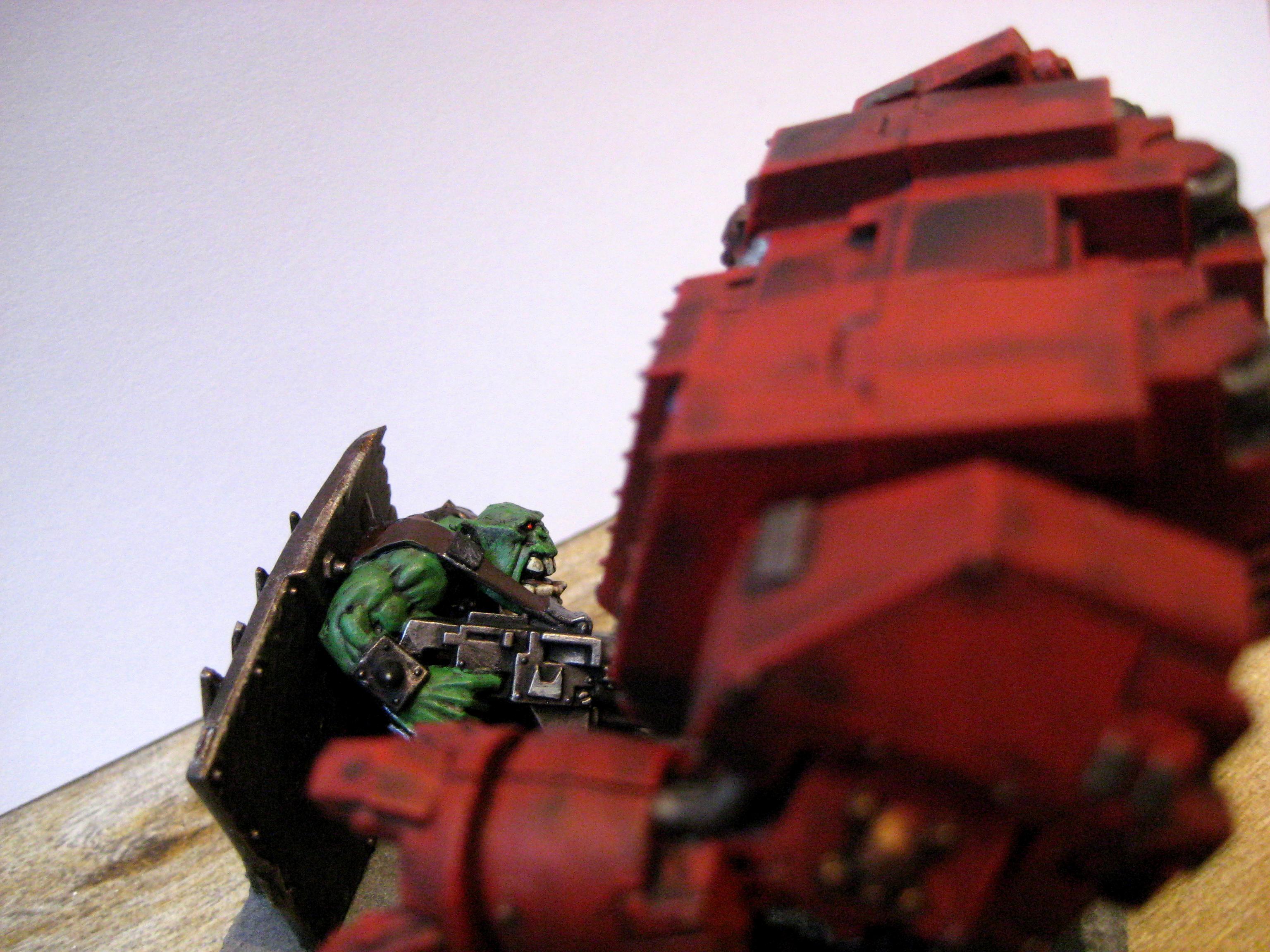 Assault On Black Reach, Diorama, Dreadnought, Orks
