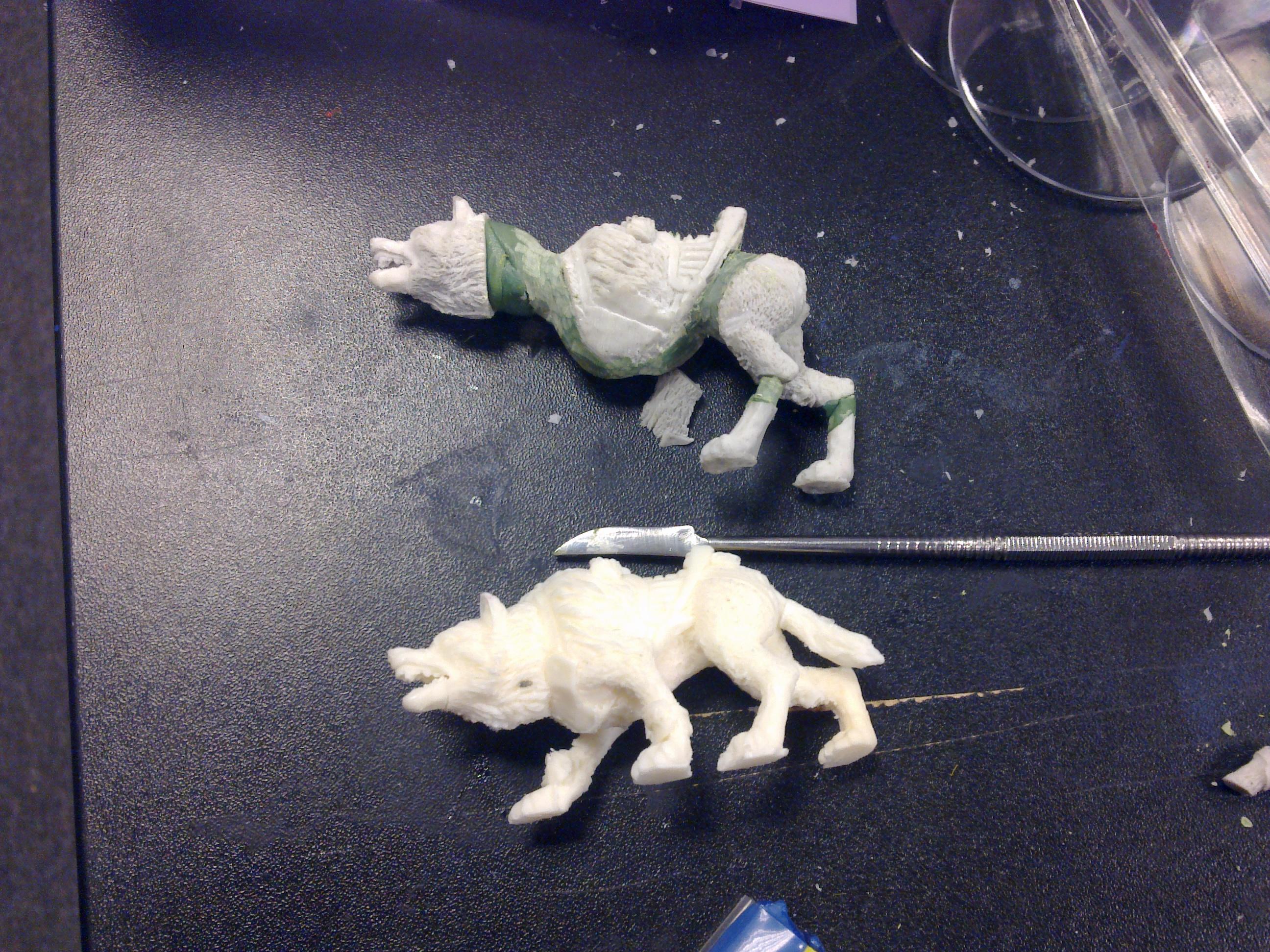 Comparing the wolves for scale
