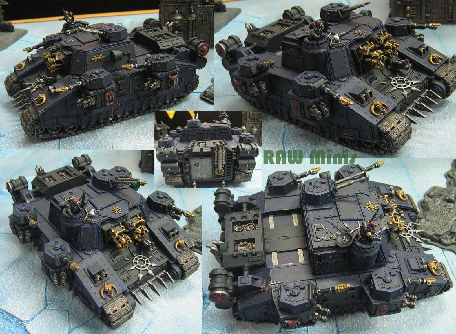 Apocalypse, Baneblade, Chaos, Chaos Space Marines, Conversion, Painting, Scratch Build, Stormlord, Tank, Warhammer 40,000
