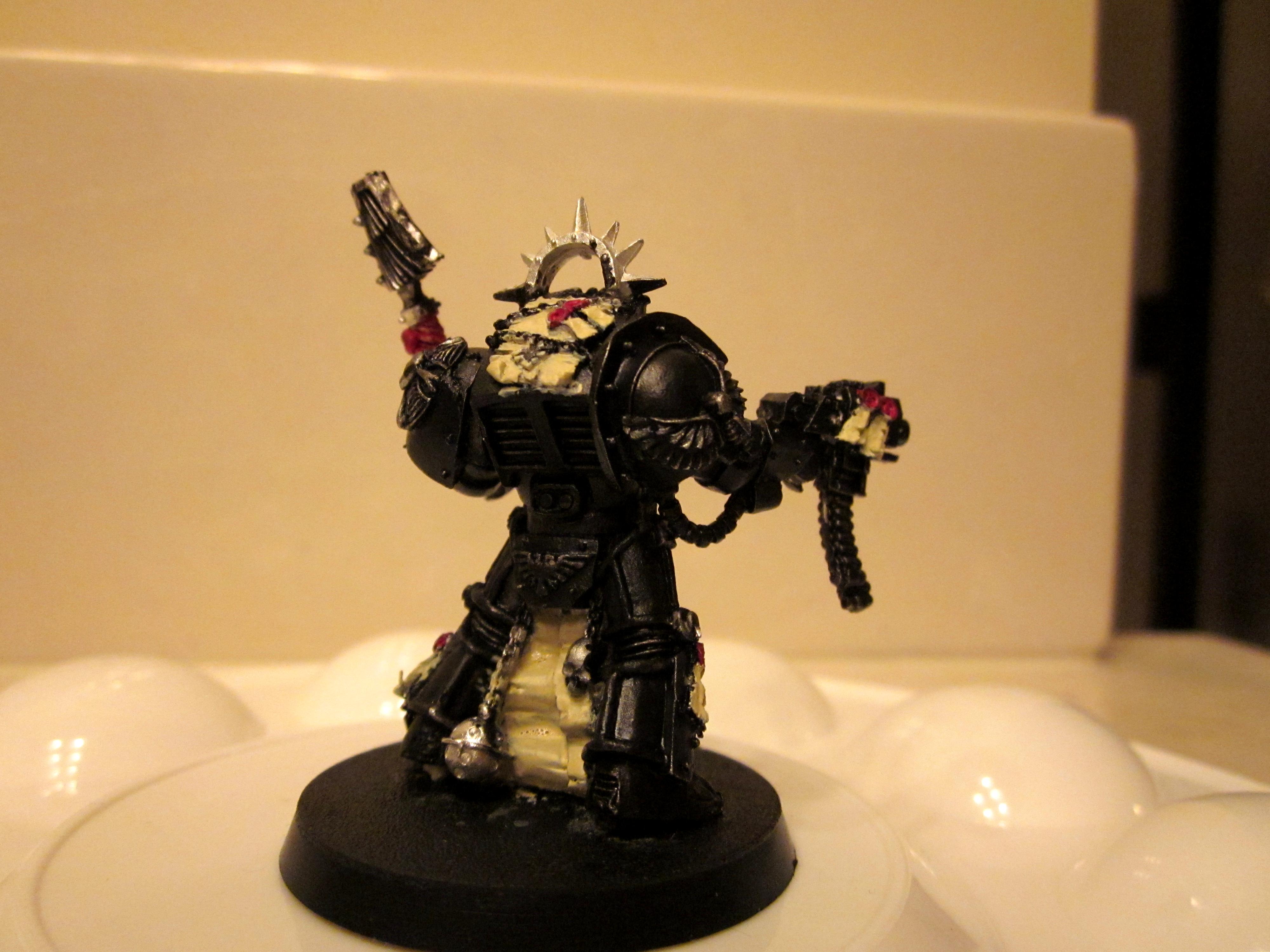 Chaplain, Red Skull, Terminator Armor, Work In Progress