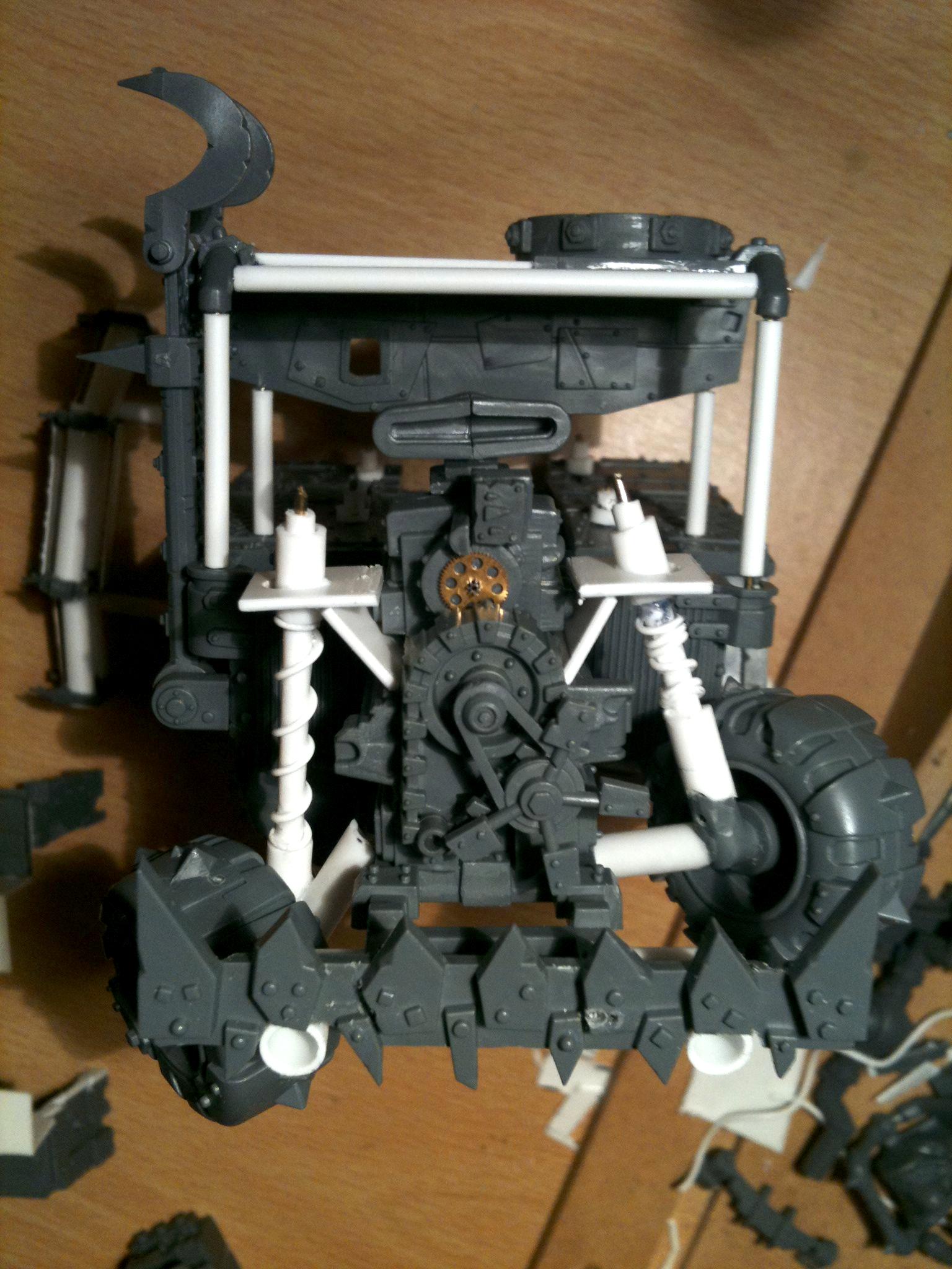 Da Dark Angelz, Orks, Trukk, Work In Progress
