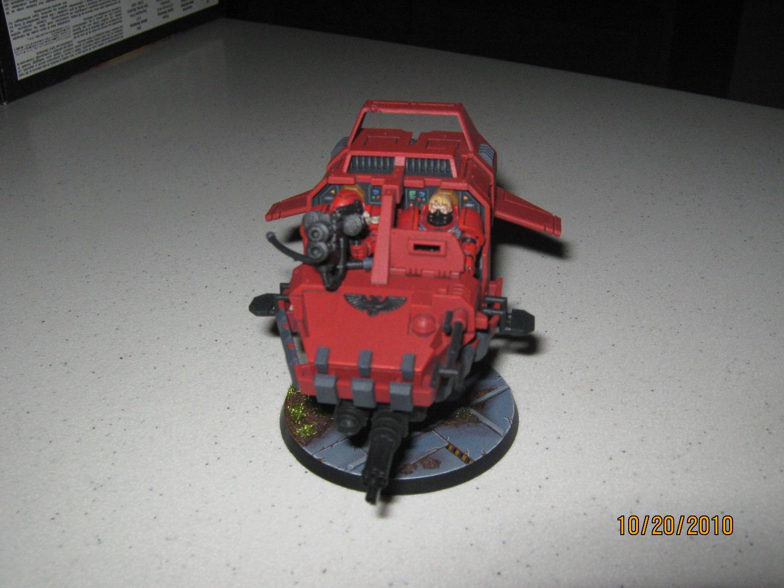 Blood Angels, Land Speeder, Space Marines, Warhammer 40,000