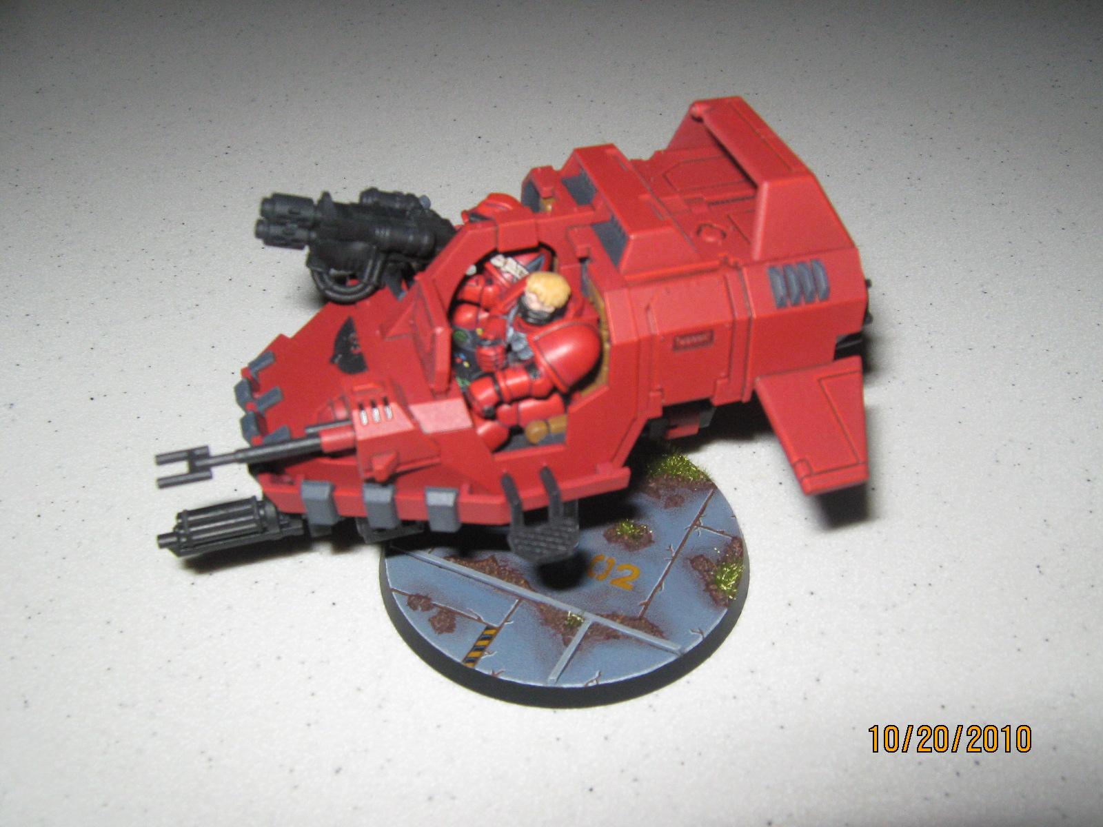 Blood Angels, Land Speeder, Space Marines, Warhammer 40,000