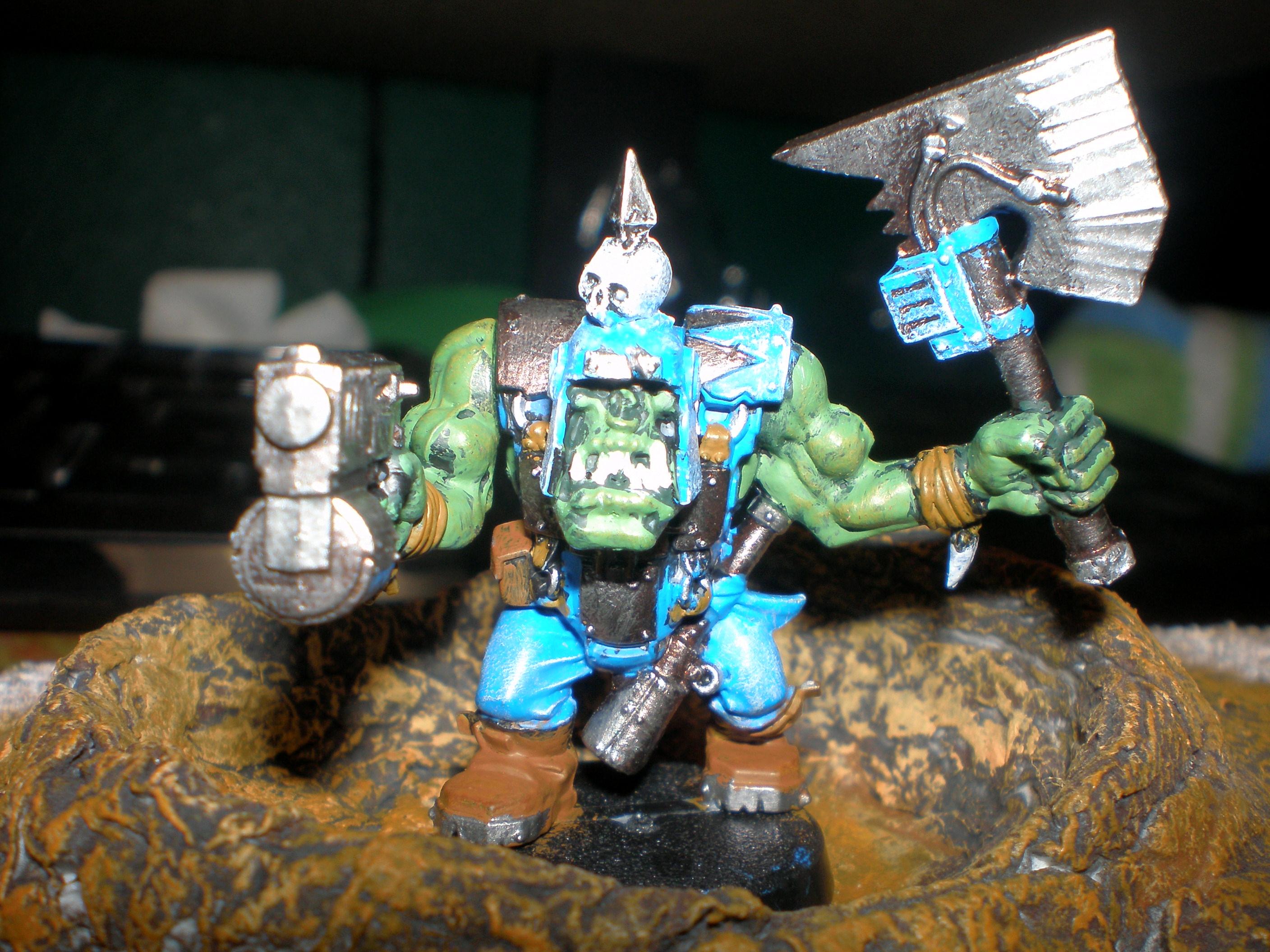 Assault On Black Reach, Assult On Black Reach, Blue, Dakka Dakka, Deff, Deff Skulls, Deff Skullz. Nob, Nob, Orks, Painting, Skull