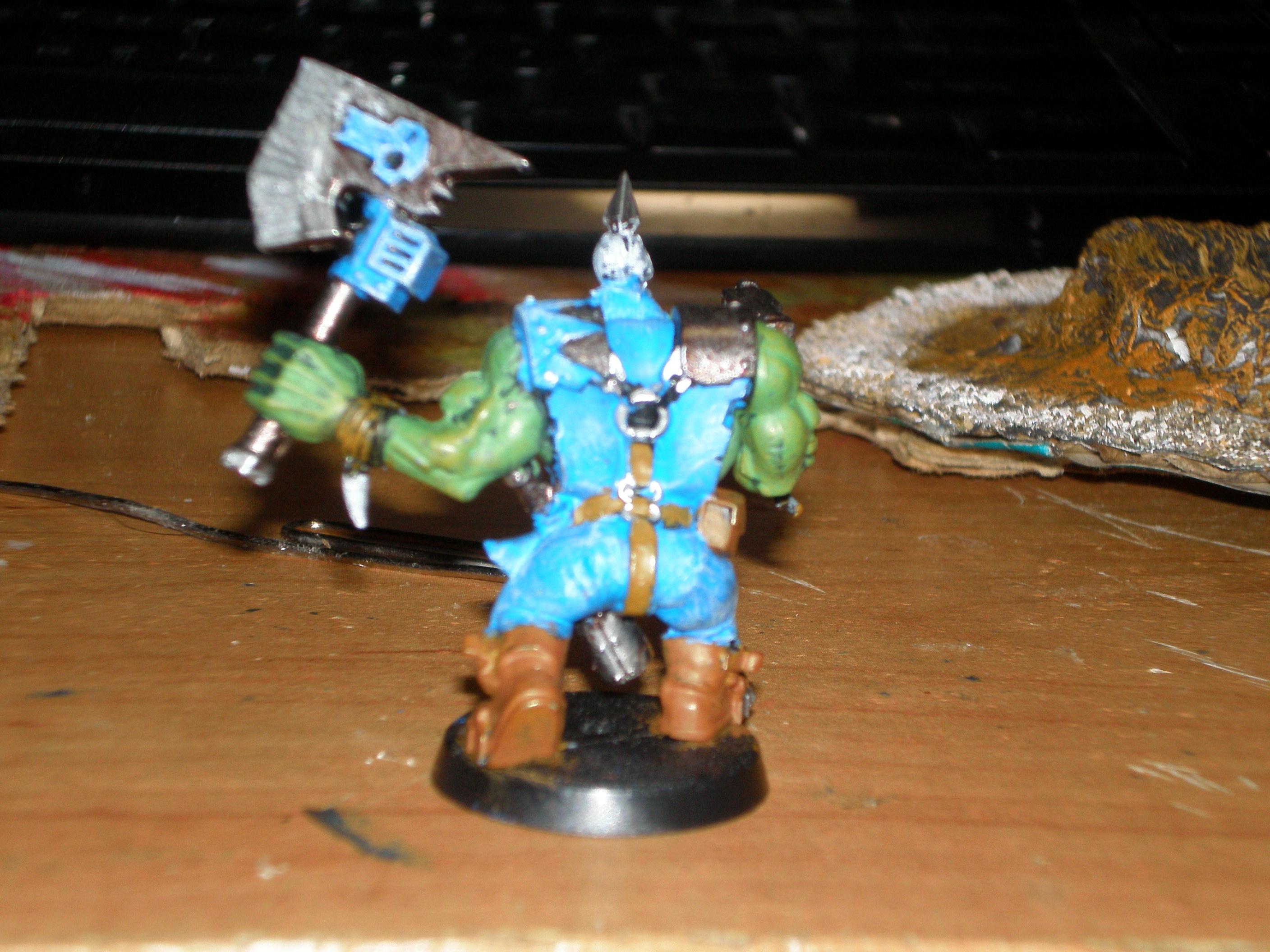 Assault On Black Reach, Assult On Black Reach, Blue, Dakka Dakka, Deff, Deff Skulls, Deff Skullz. Nob, Nob, Orks, Painting, Skull