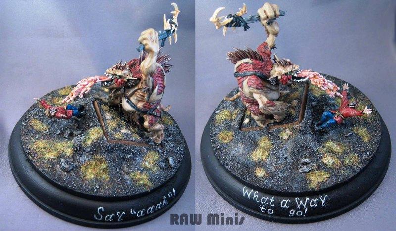 Chaos, Conversion, Diorama, Painting, Warhammer Fantasy, Warriors Of Chaos