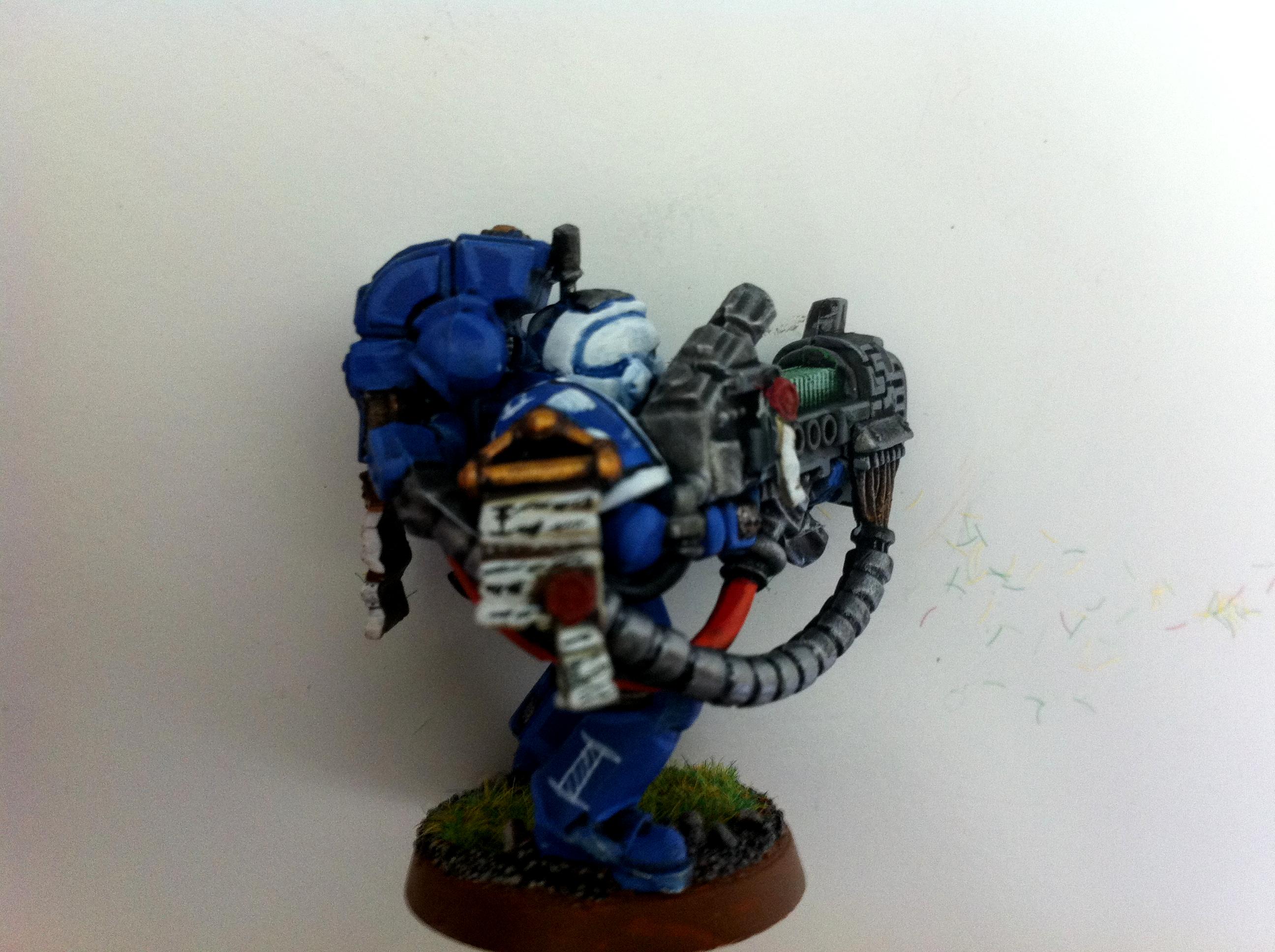 Plasma Cannon, Script, Space Marines, Ultramarines