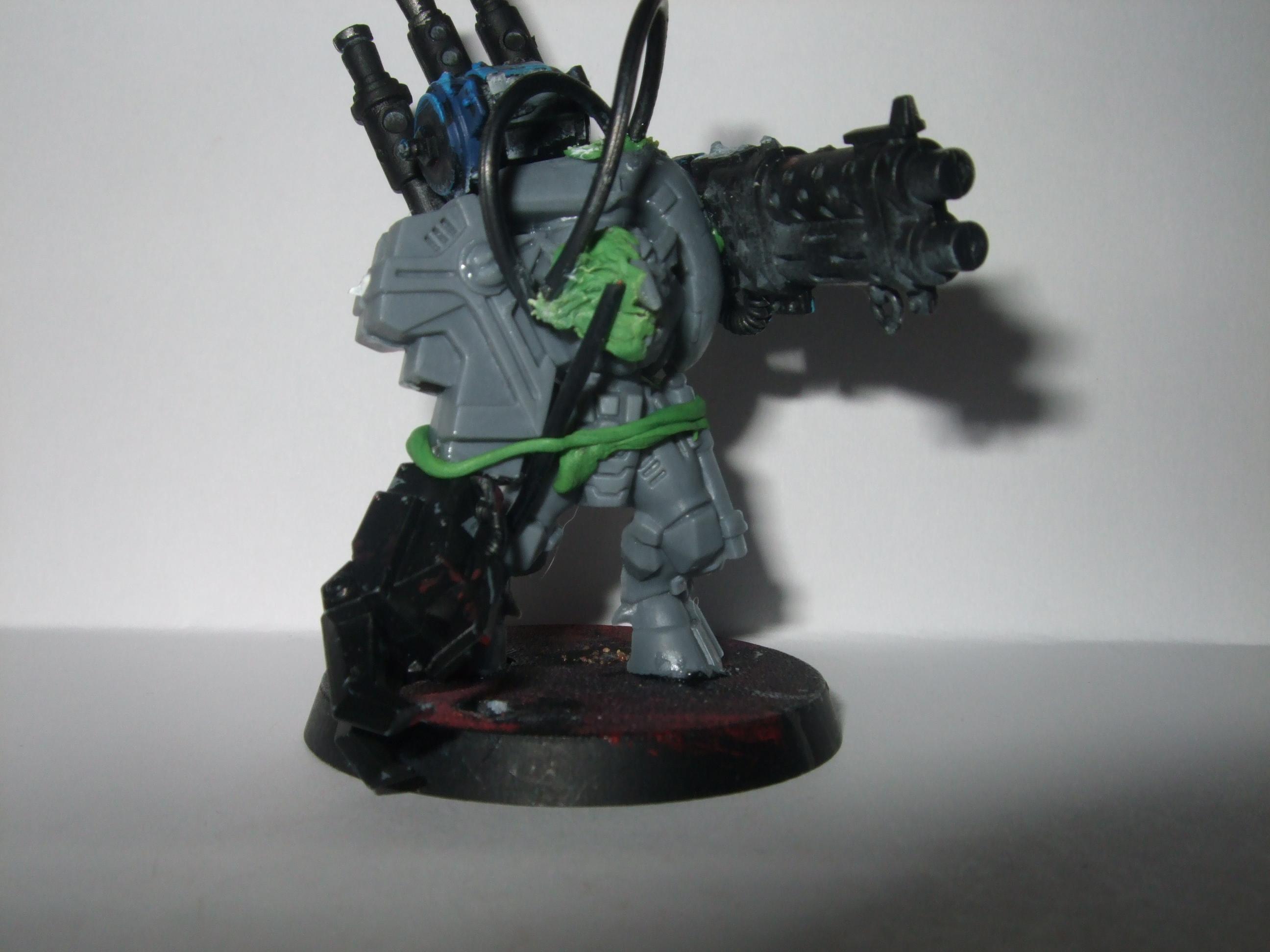 the mega grot with half his face replaced with bionics you'll see it more on the painted pics