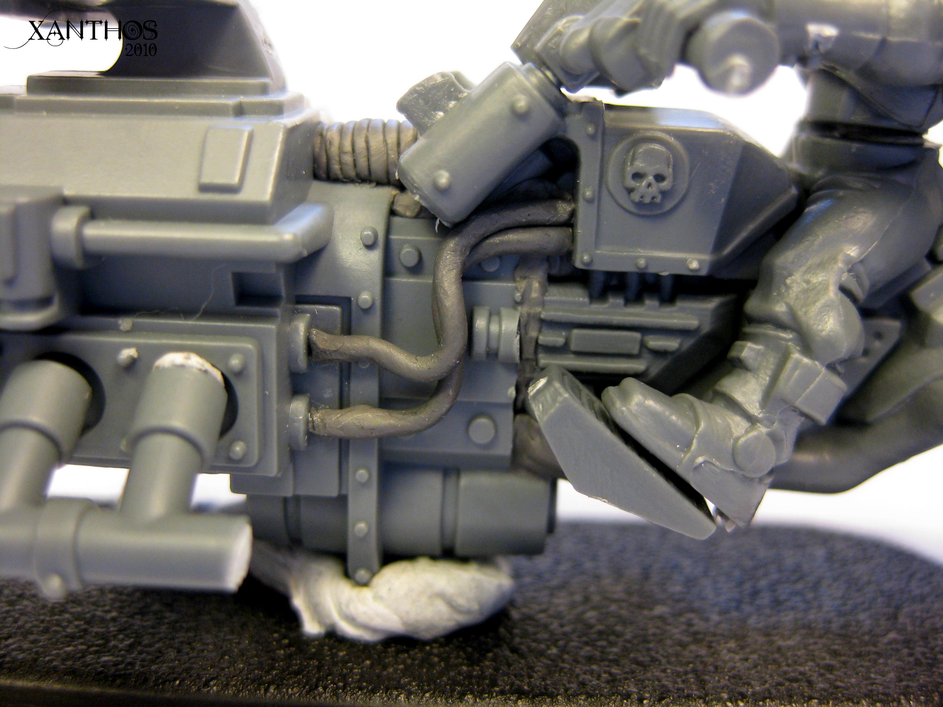Imperial, Jetbike, Scratch Build, Warhammer 40,000, Work In Progress