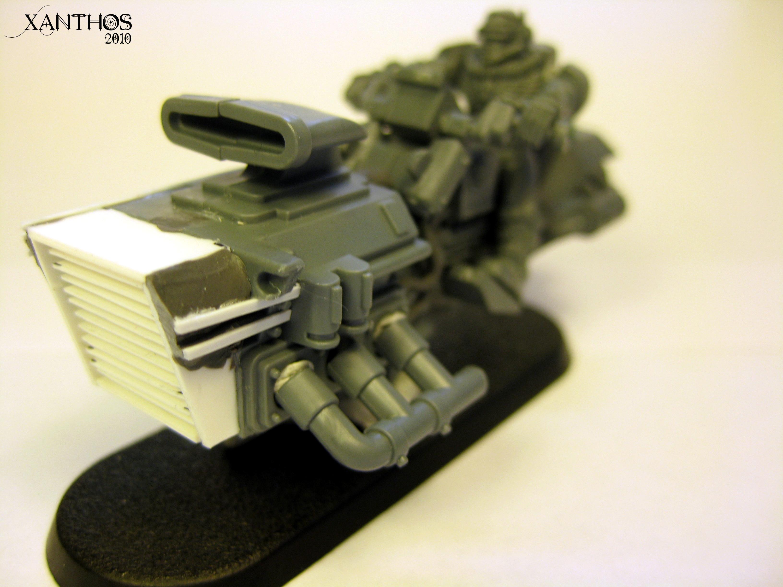Imperial, Jetbike, Scratch Build, Warhammer 40,000, Work In Progress