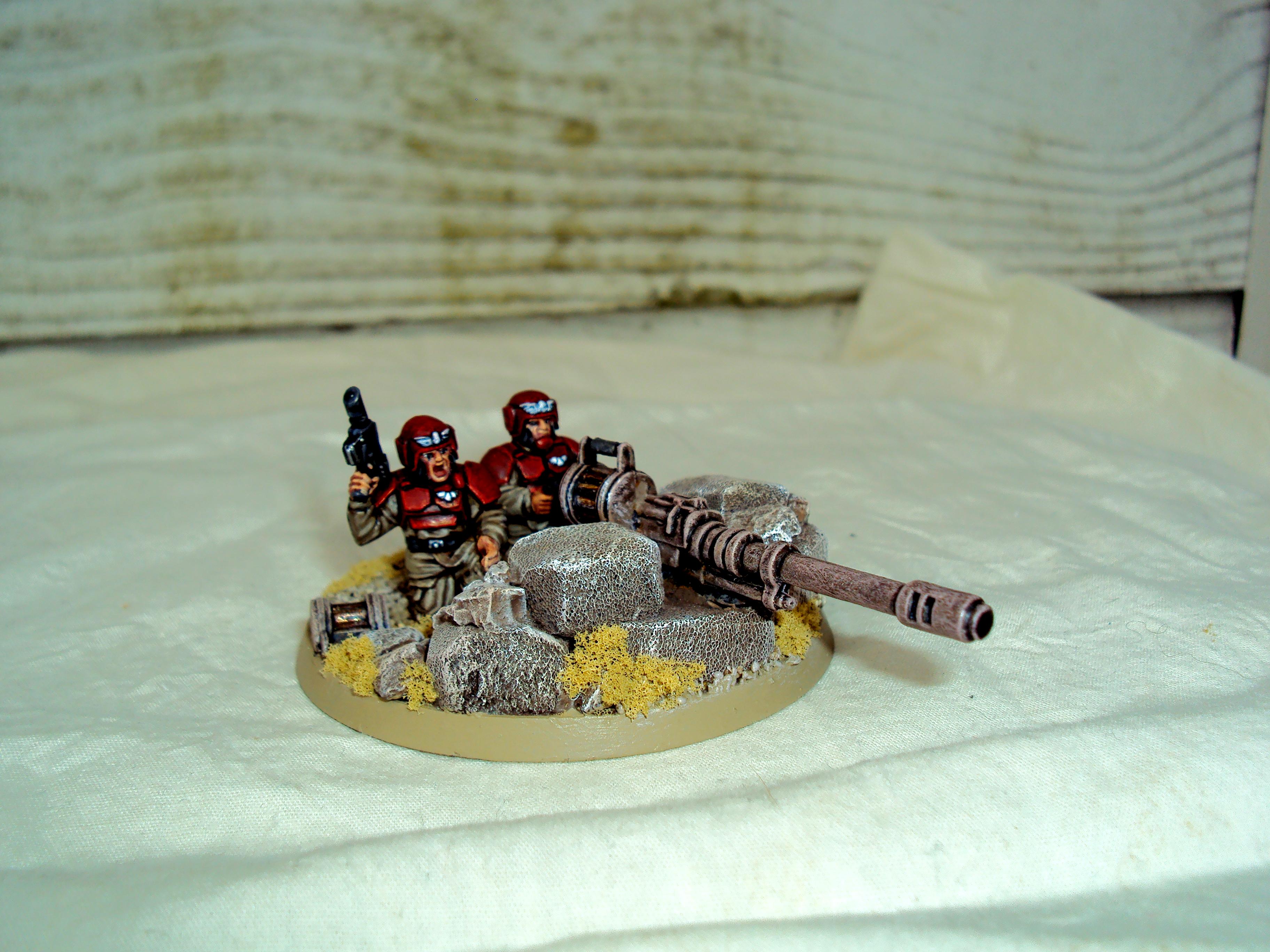 Autocannon, Cadians, Heavy Weapon, Imperial Guard