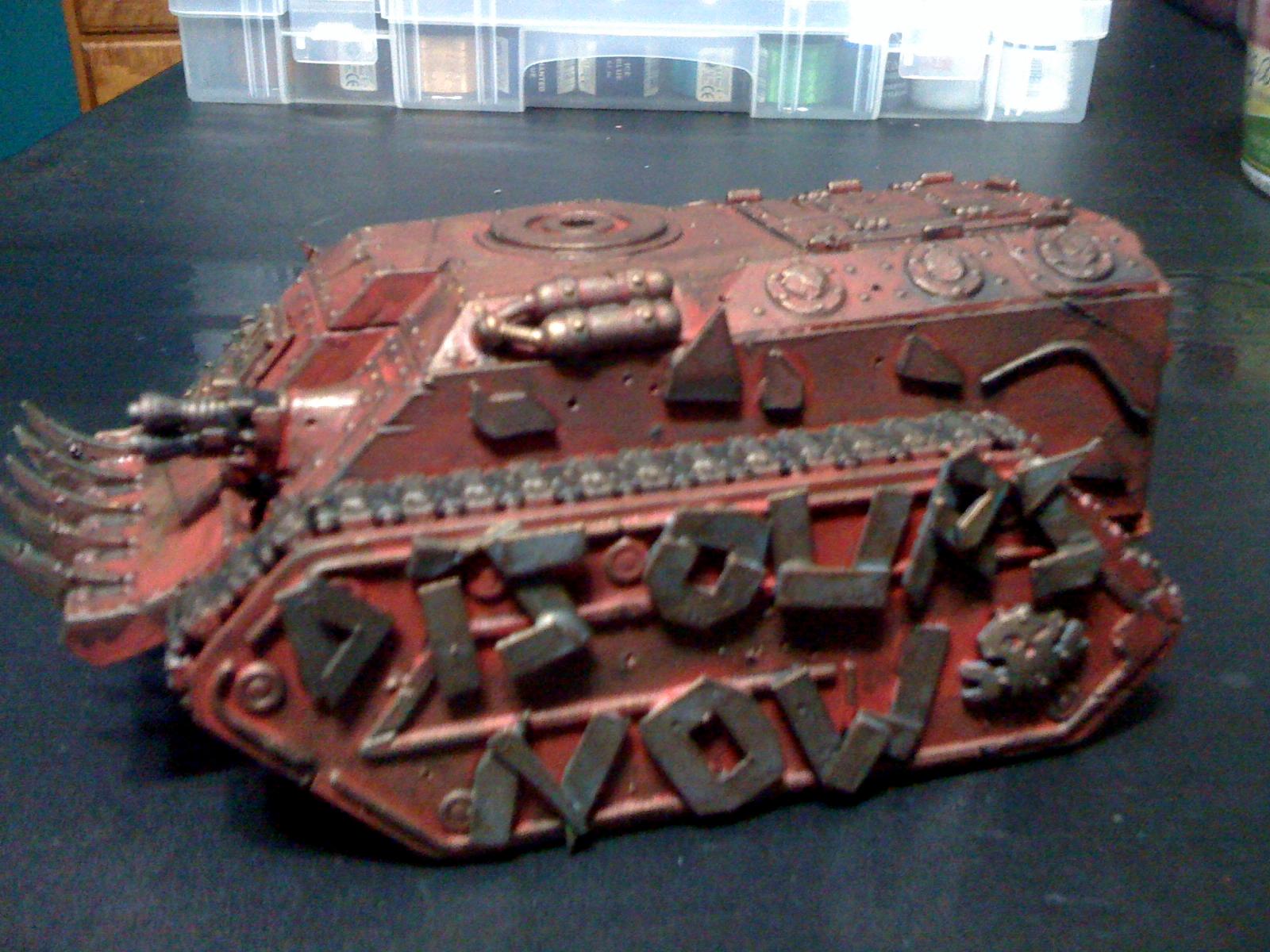 Chimera, Conversion, Guard Abuse, Looted Wagon, Orks, Orky, Tank, Transport