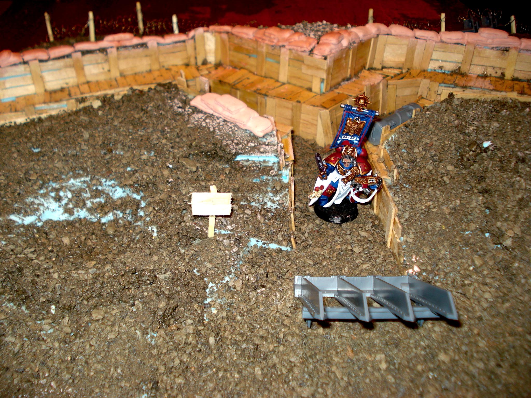 Captain, Space Marines, Trenche, Ultrramarines