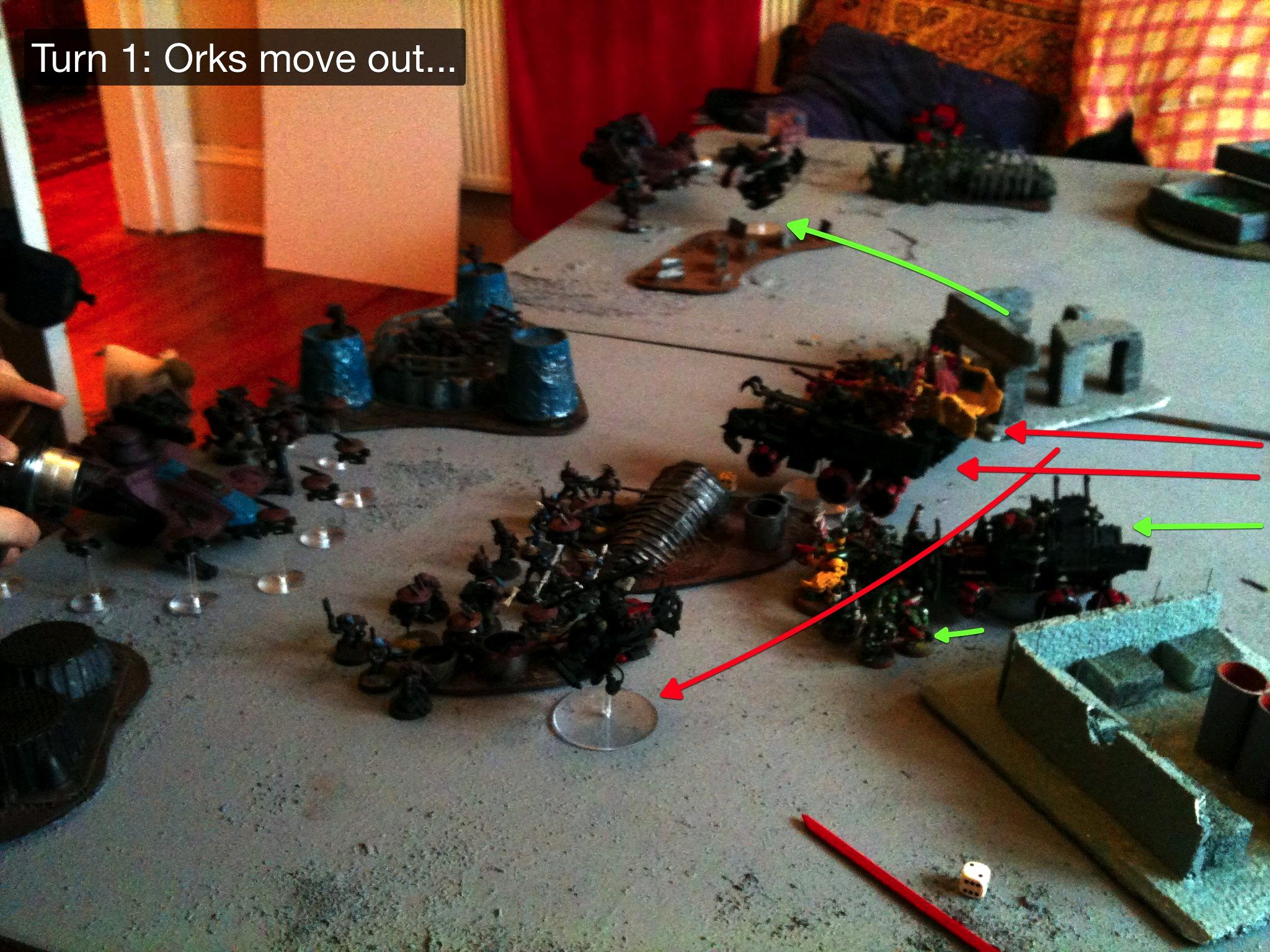 Battle Report, Da Ork Angelz, El Quixo, Orks, Tau