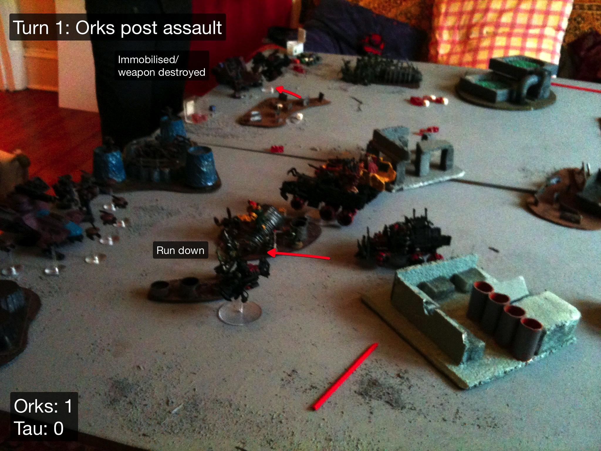 Battle Report, Da Ork Angelz, El Quixo, Orks, Tau