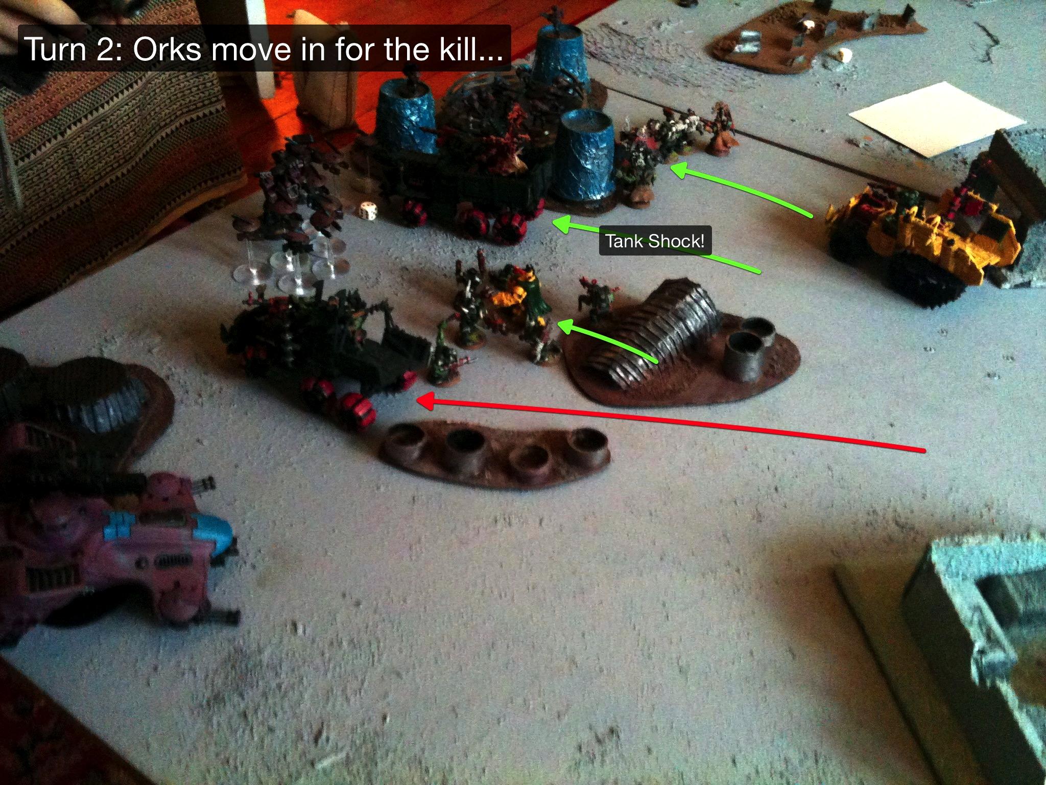 Battle Report, Da Ork Angelz, El Quixo, Orks, Tau