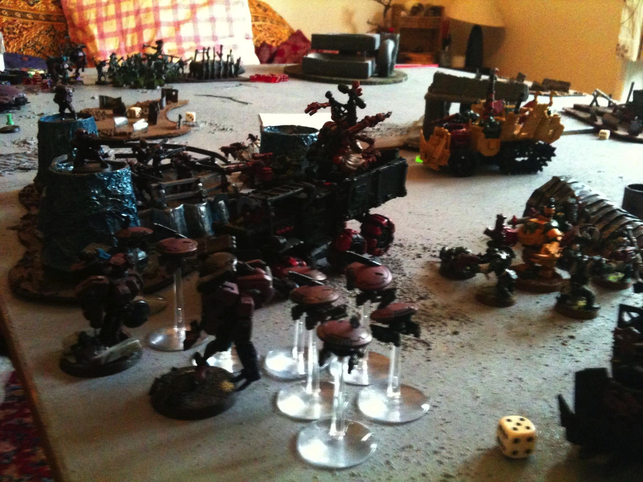Battle Report, Da Ork Angelz, El Quixo, Orks, Tau