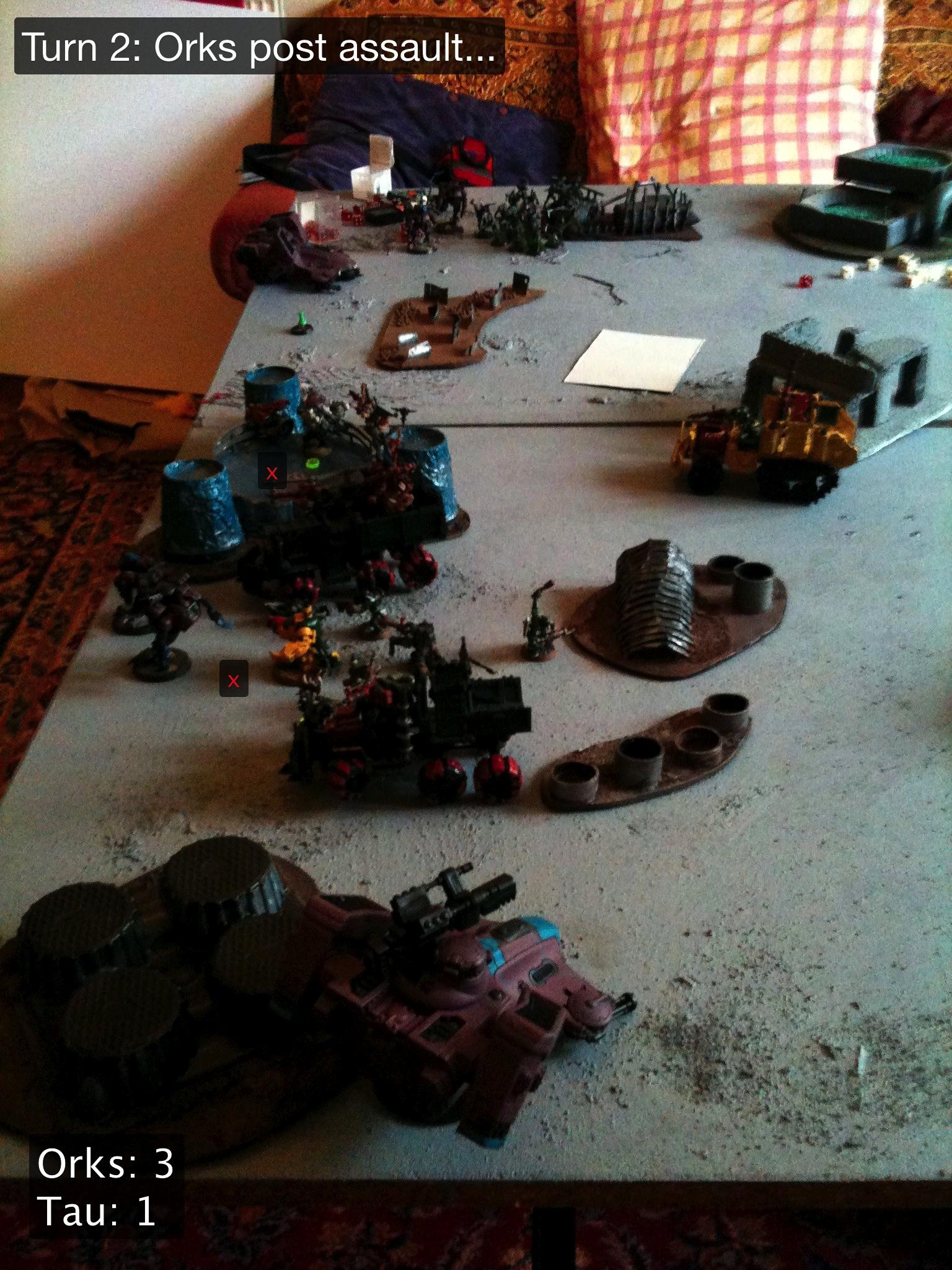 Battle Report, Da Ork Angelz, El Quixo, Orks, Tau