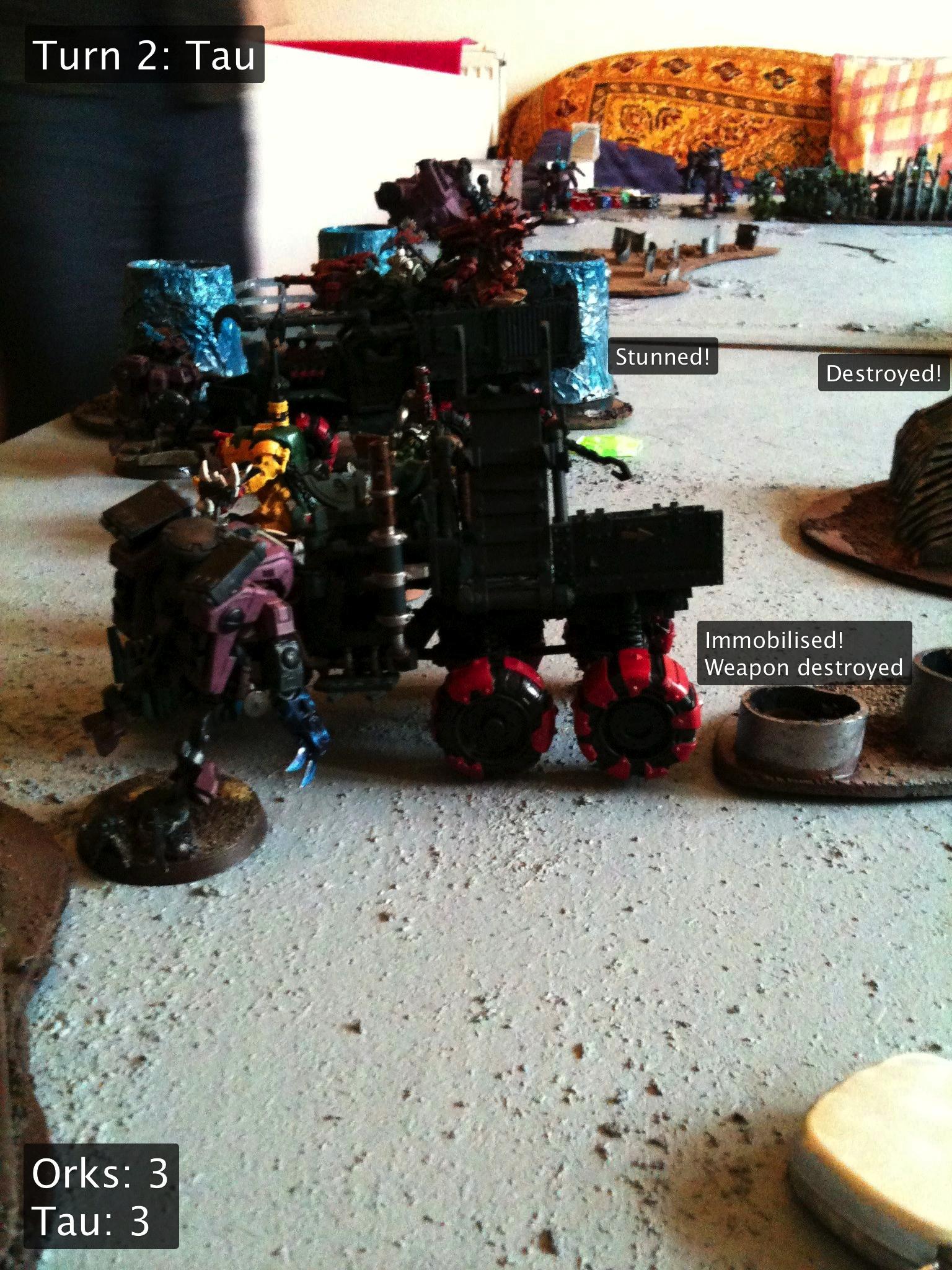 Battle Report, Da Ork Angelz, El Quixo, Orks, Tau