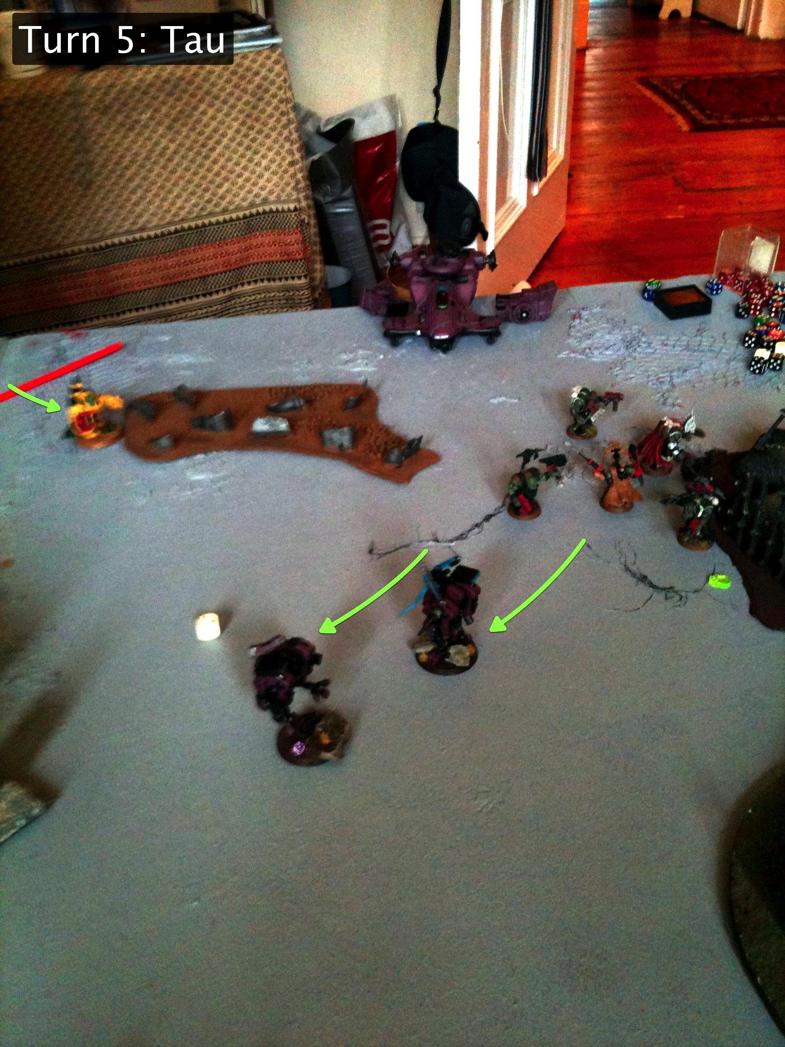 Battle Report, Da Ork Angelz, El Quixo, Orks, Tau