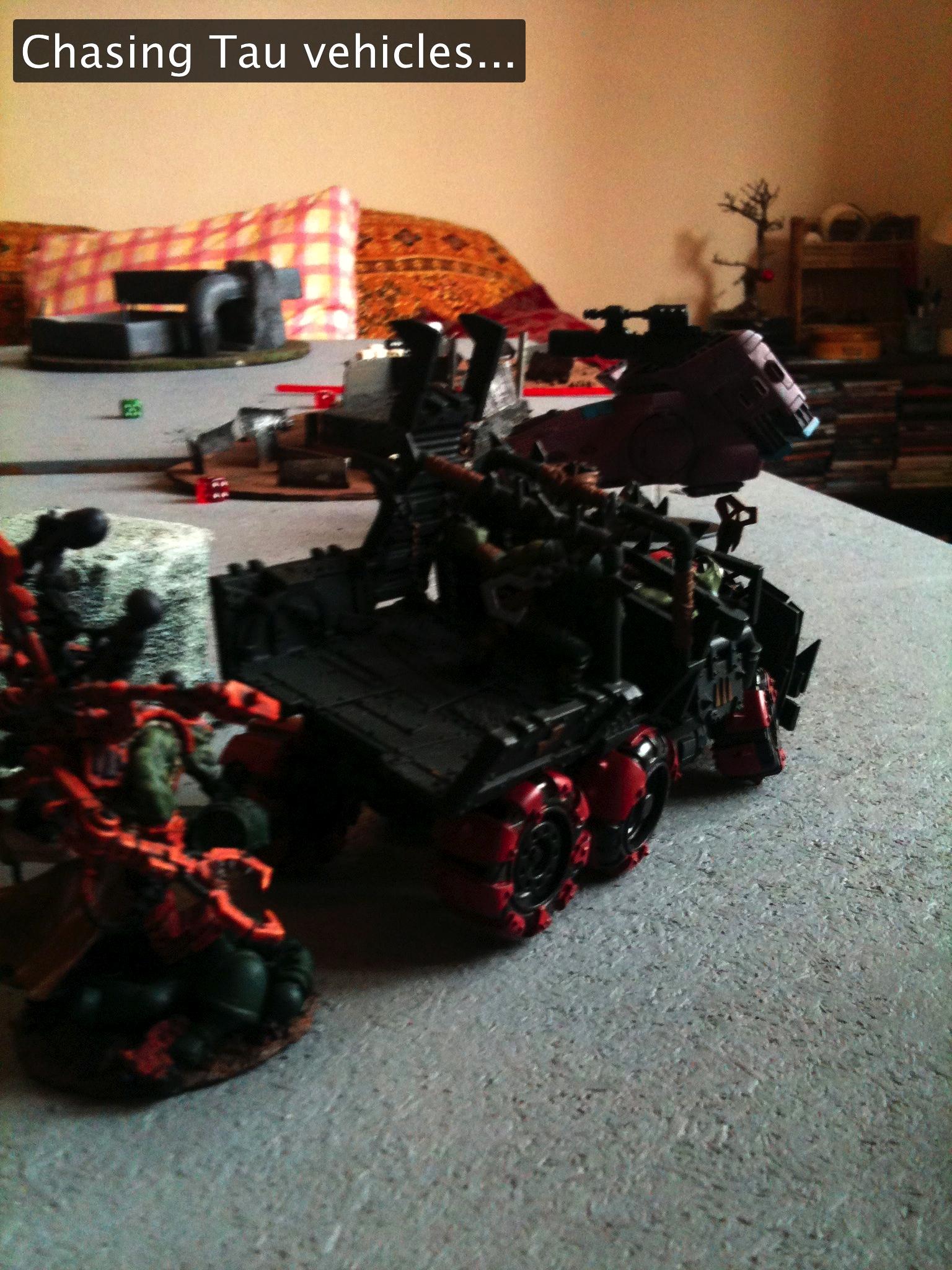 Battle Report, Da Ork Angelz, El Quixo, Orks, Tau