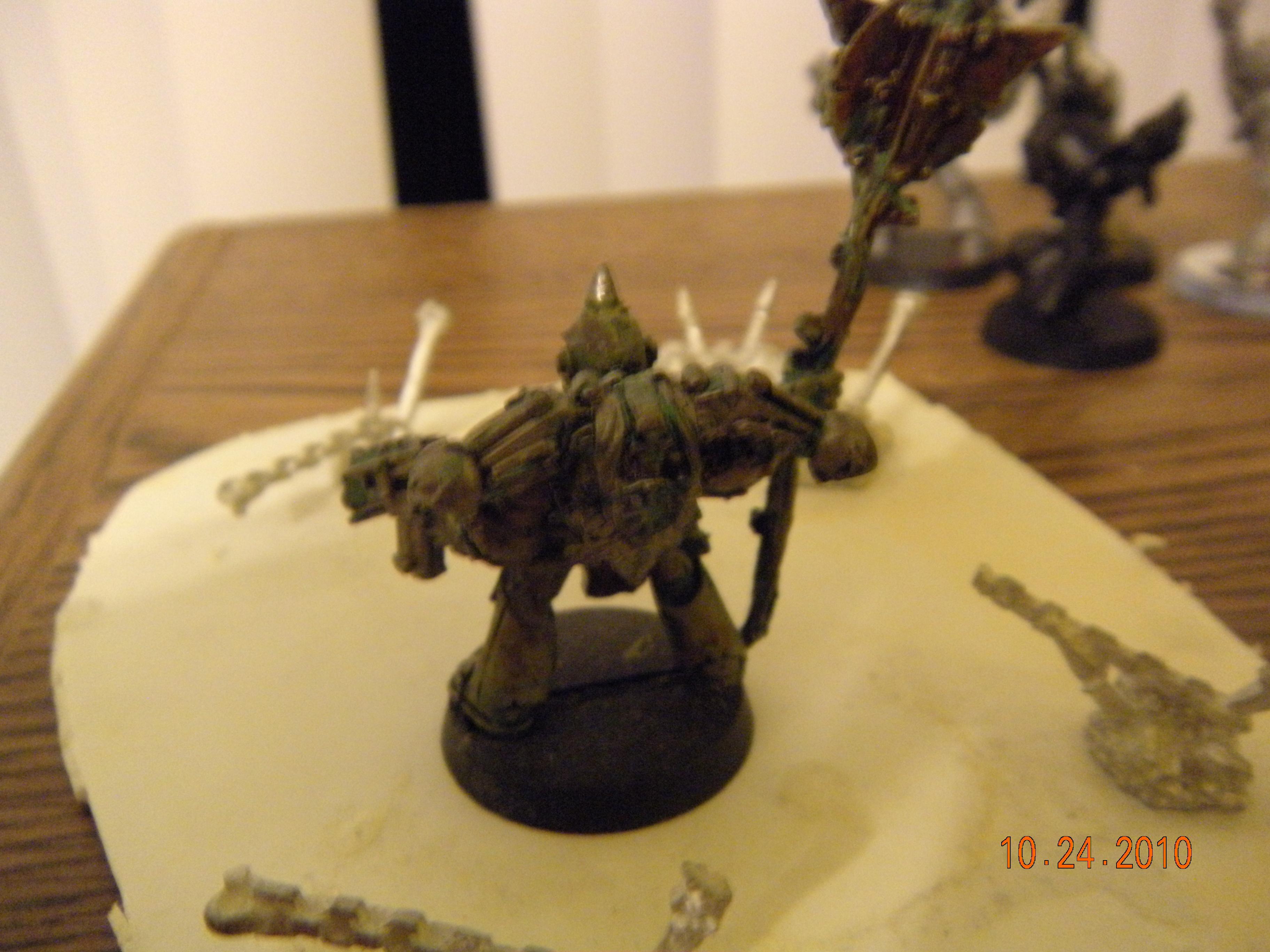 Chaos Space Marines, Plague Marine Standard Back
