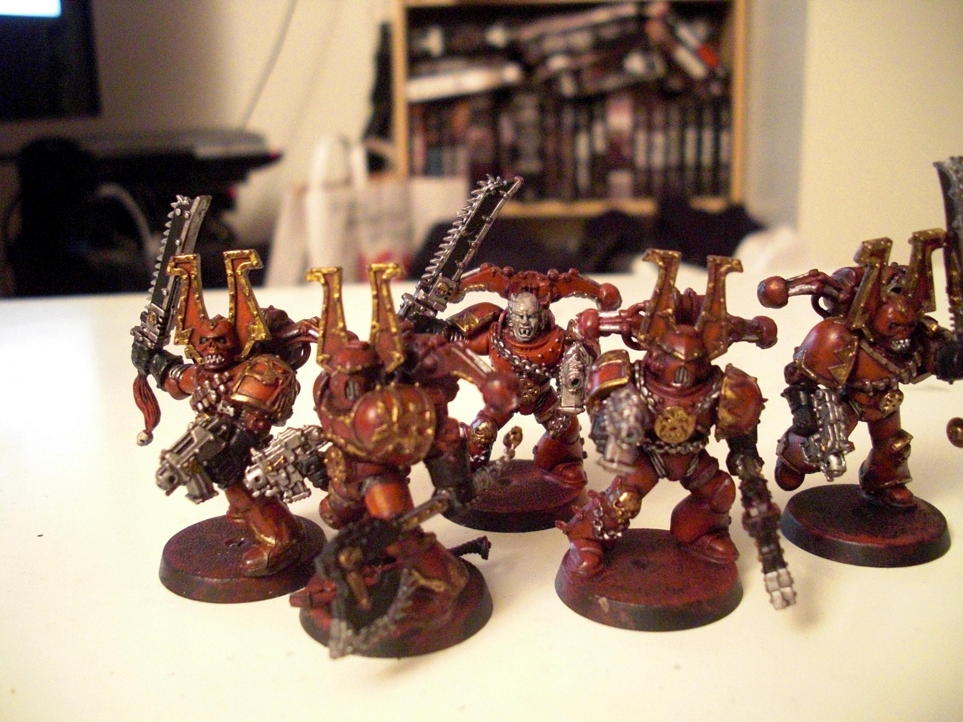Berserkers, Chaos Space Marines, Khorne, Warhammer 40,000, World Eaters