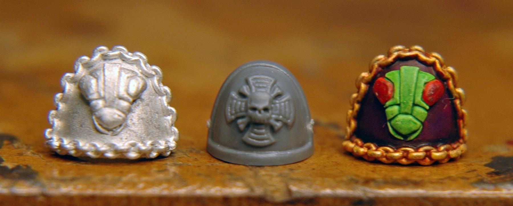 Mantis Warriors, Shoulder Pads, Space Marines, Warhammer 40,000