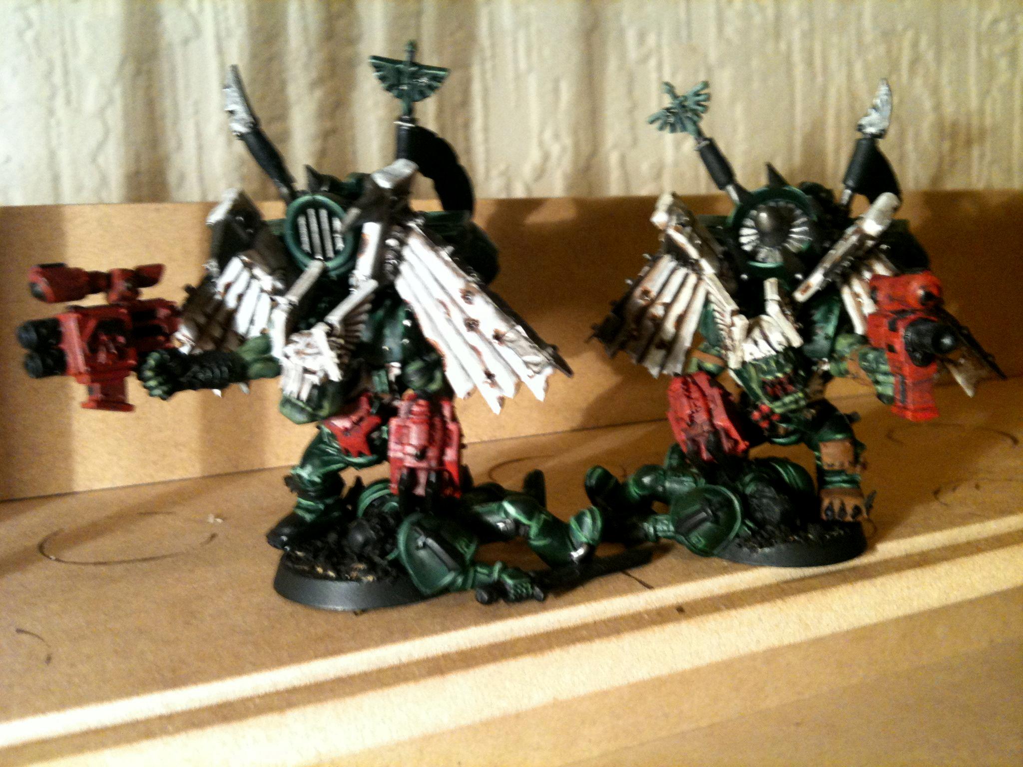Da Dark Angelz, Nob, Orks, Stormboyz, Work In Progress