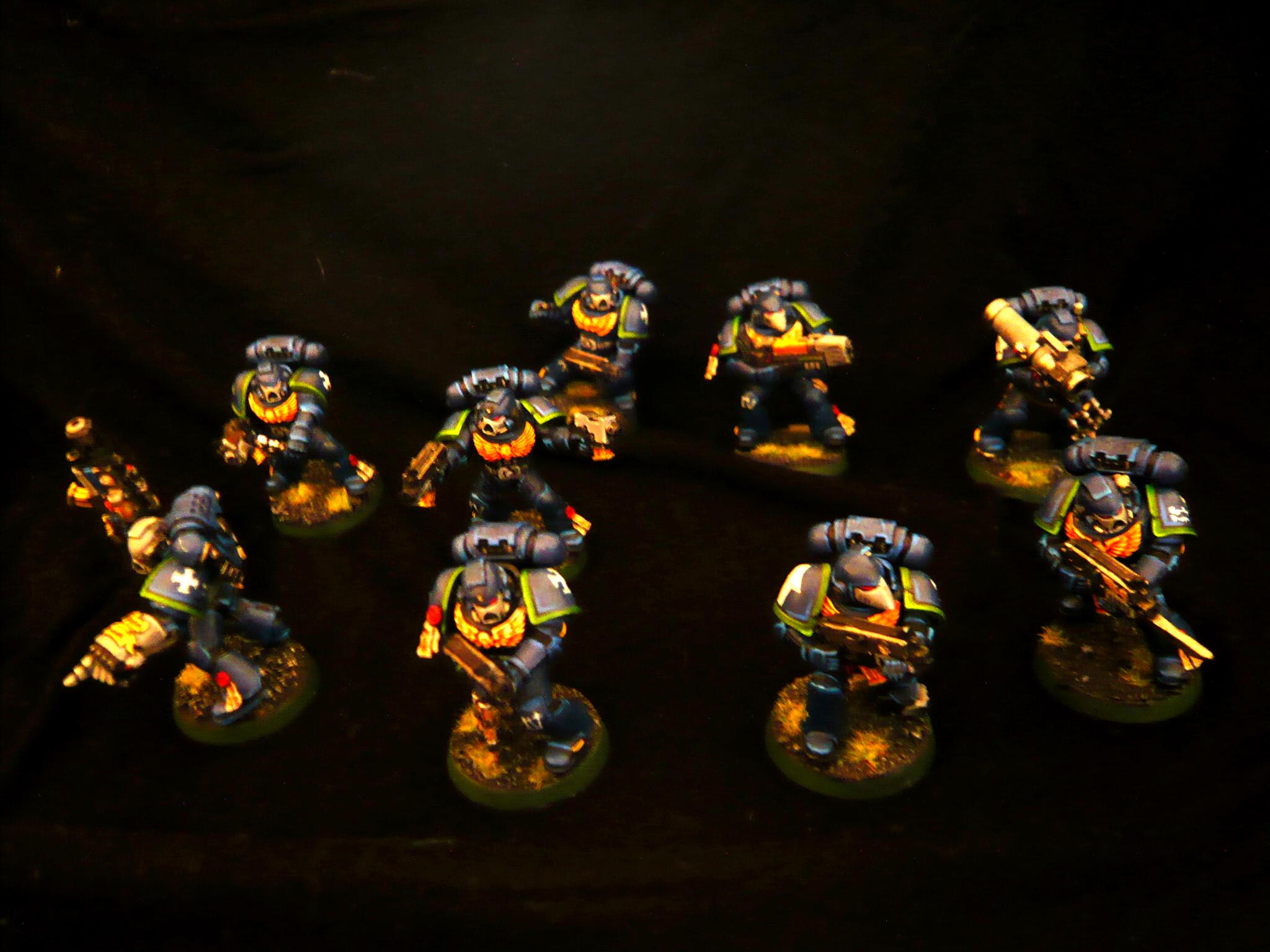 Space Marines, space marine, tactical squad