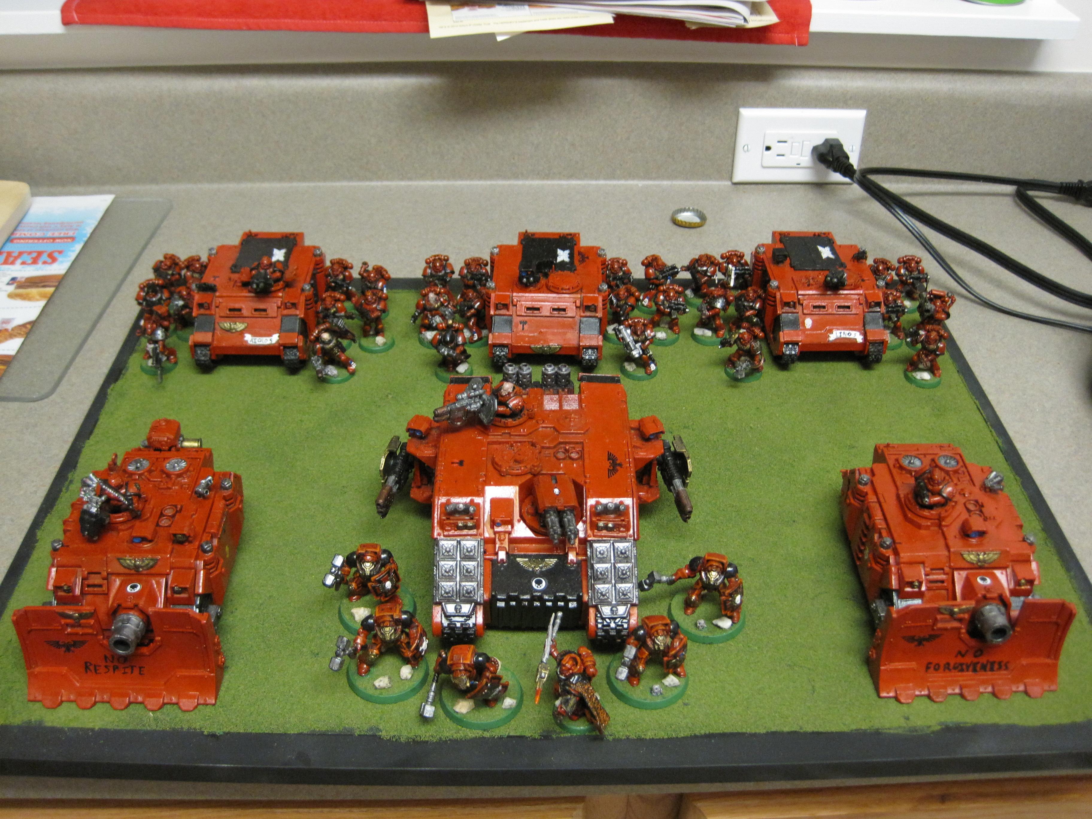Home Brew, My Old Army, Self Made Chapter, Space Marines, Tank, Warhammer 40,000