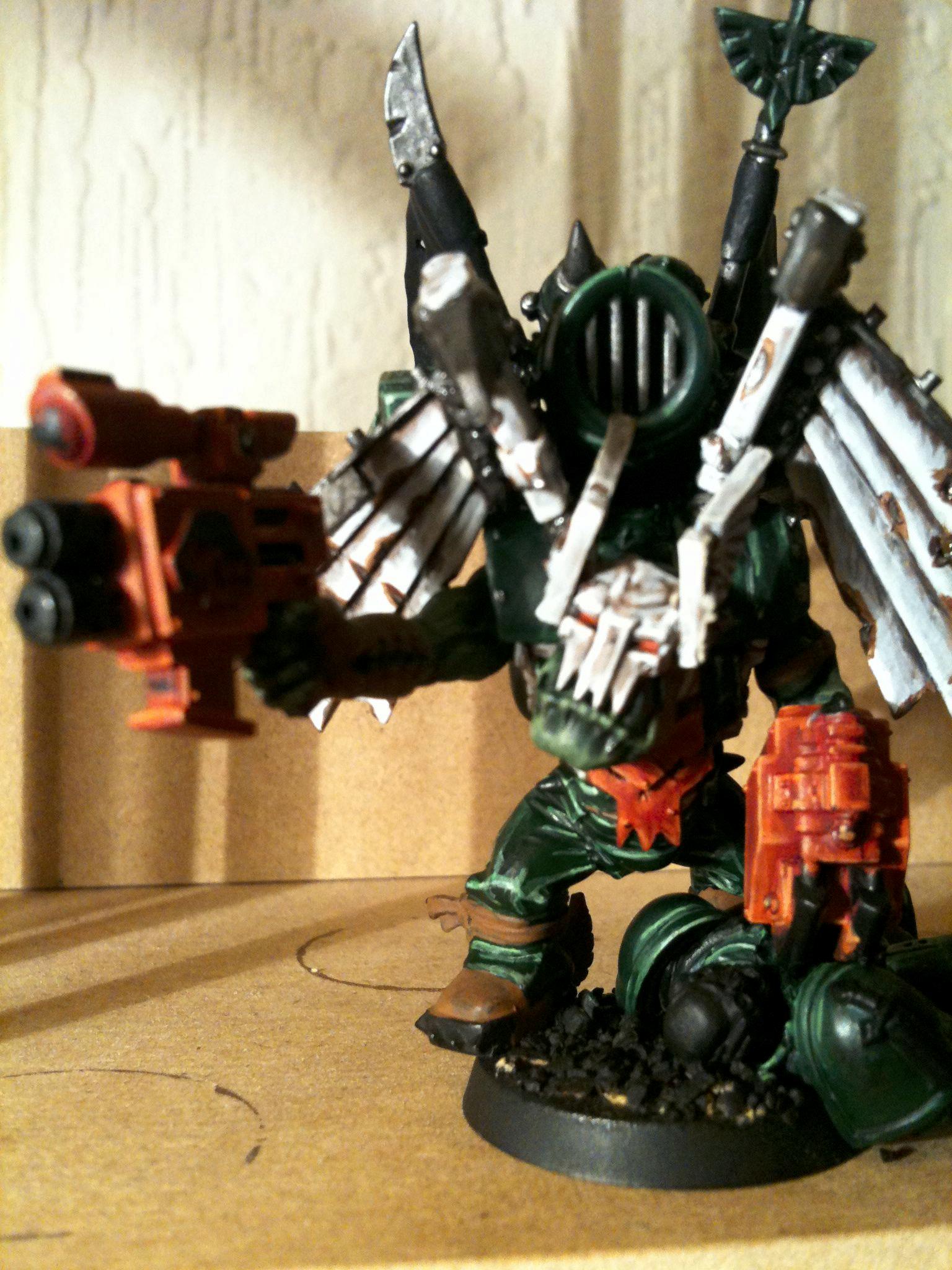 Da Dark Angelz, Nob, Orks, Stormboy, Work In Progress