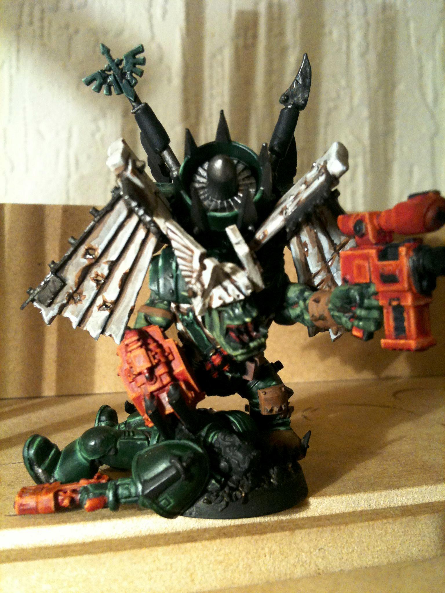 Da Dark Angelz, Nob, Orks, Stormboy, Work In Progress