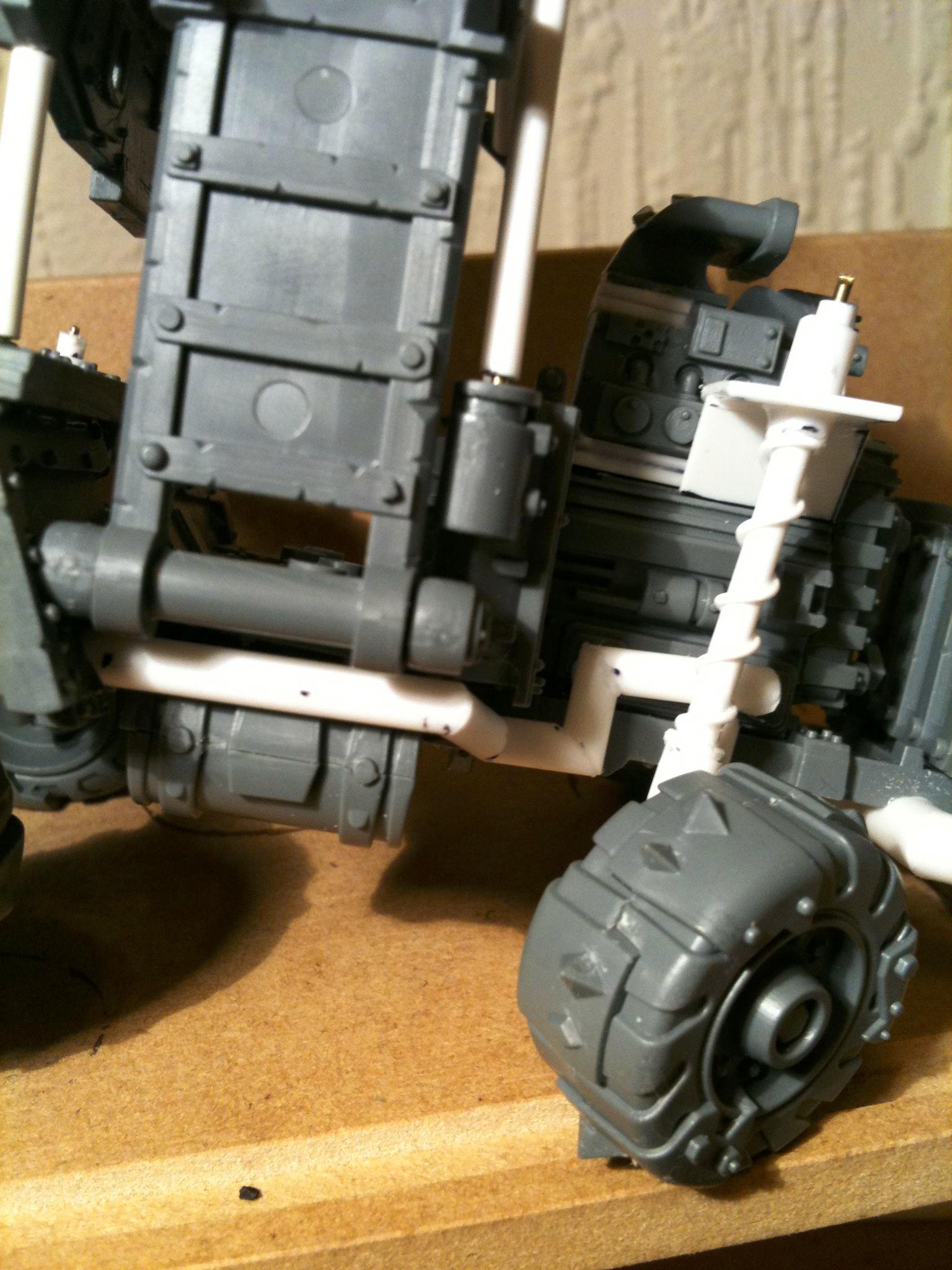 Da Dark Angelz, Orks, Trukk, Work In Progress