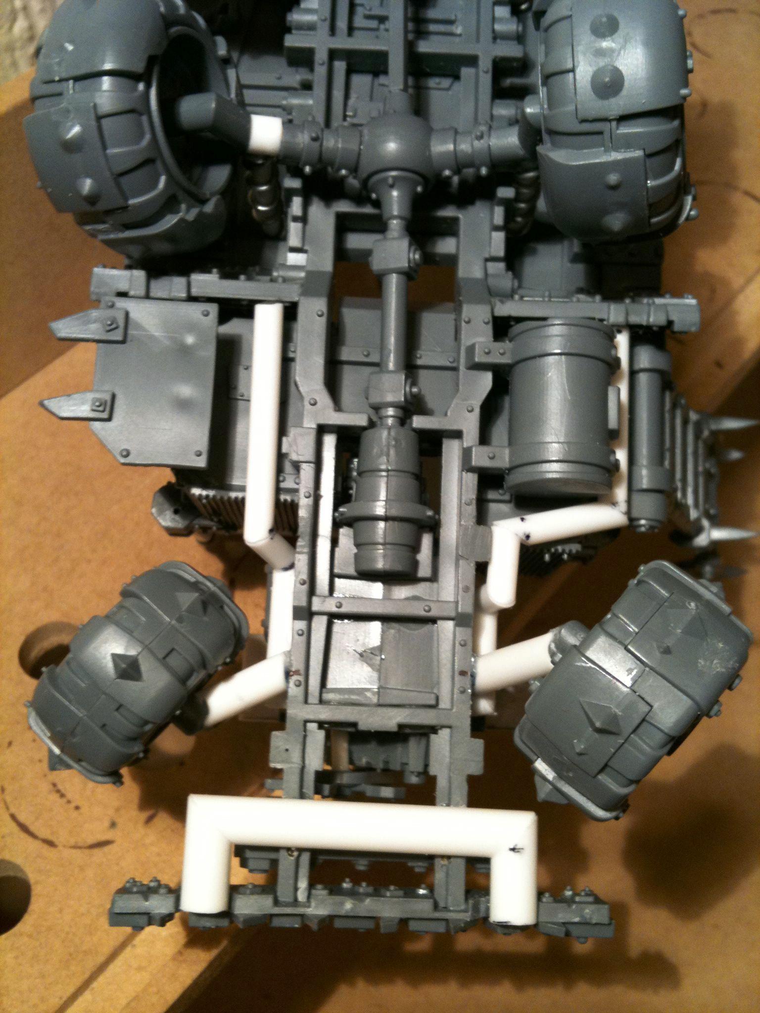 Da Dark Angelz, Orks, Trukk, Work In Progress