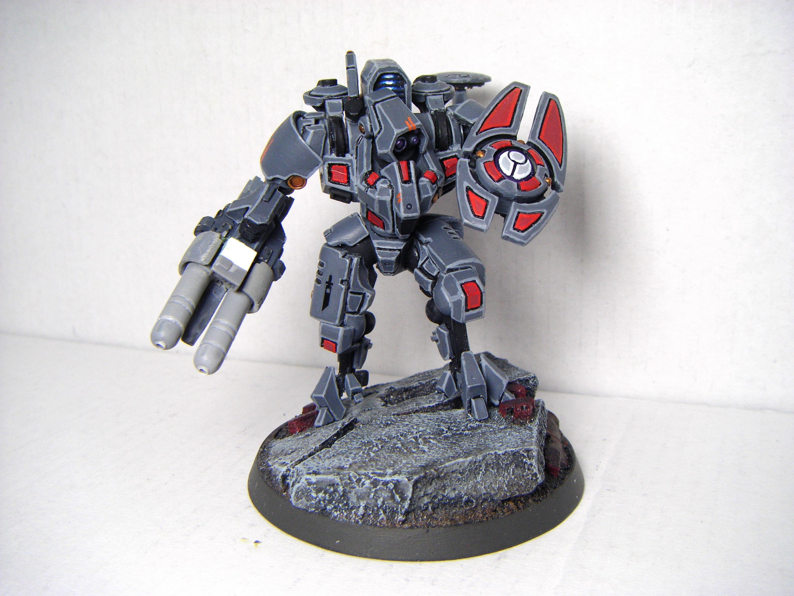 Battlesuit, Tau, Double Plasma Rifle finsihed!