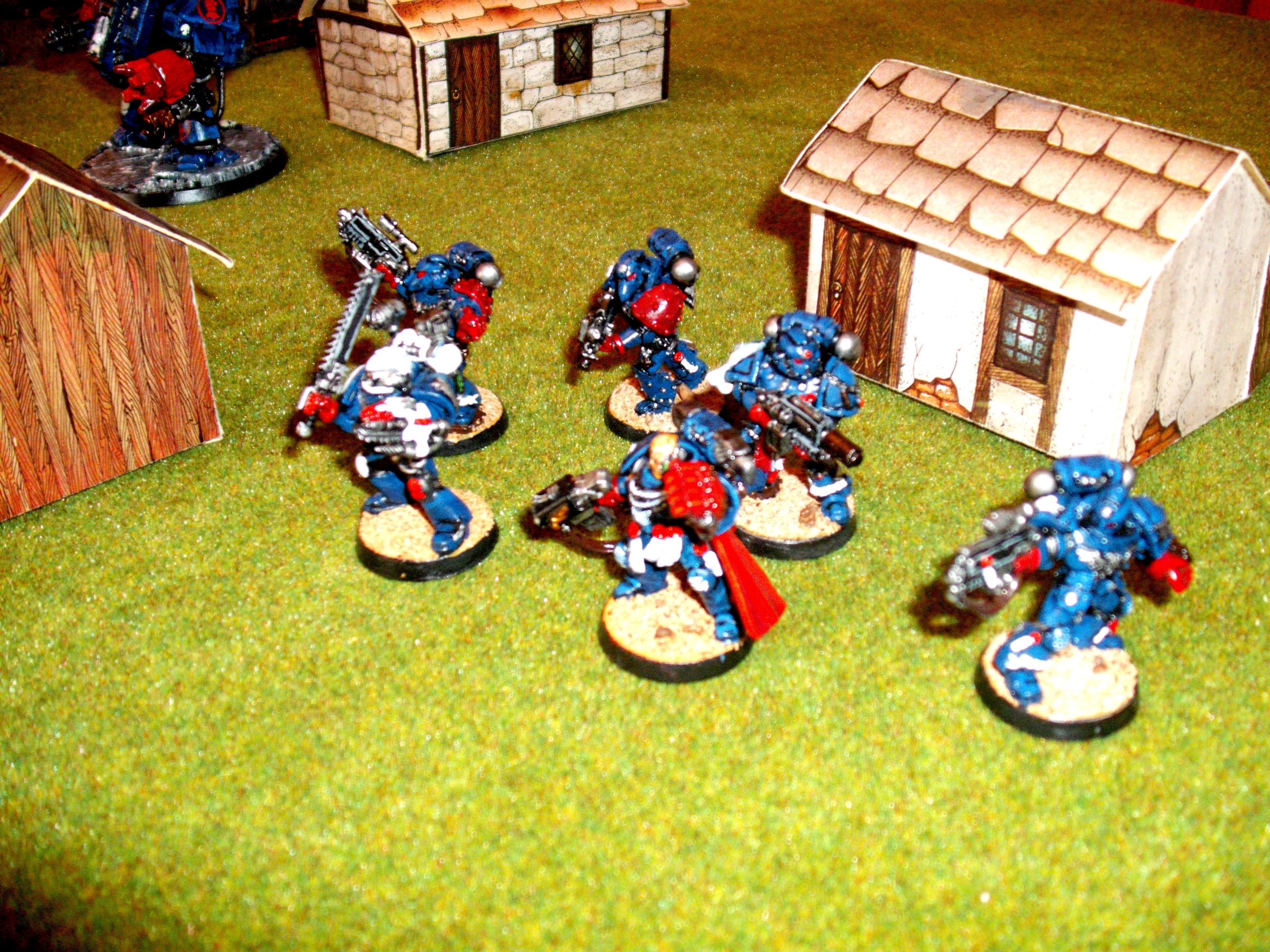 Captain, Command Squad, Crimson Fists, Space Marines