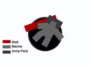 Wounded marine obj marker mock up