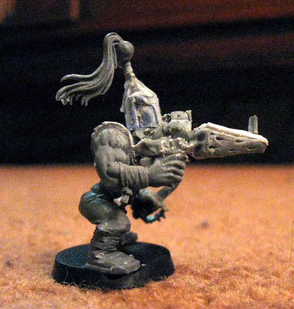 Boy, Conversion, Eldar, Orks, Panzee, Slugga