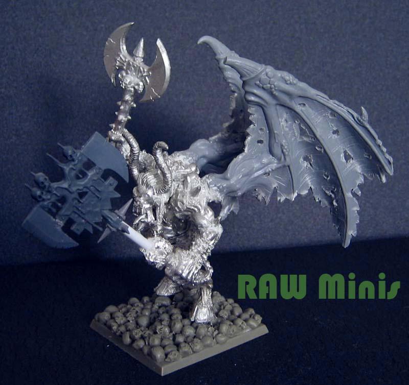 Chaos, Chaos Daemons, Conversion, Khorne, Skarbrand, Work In Progress