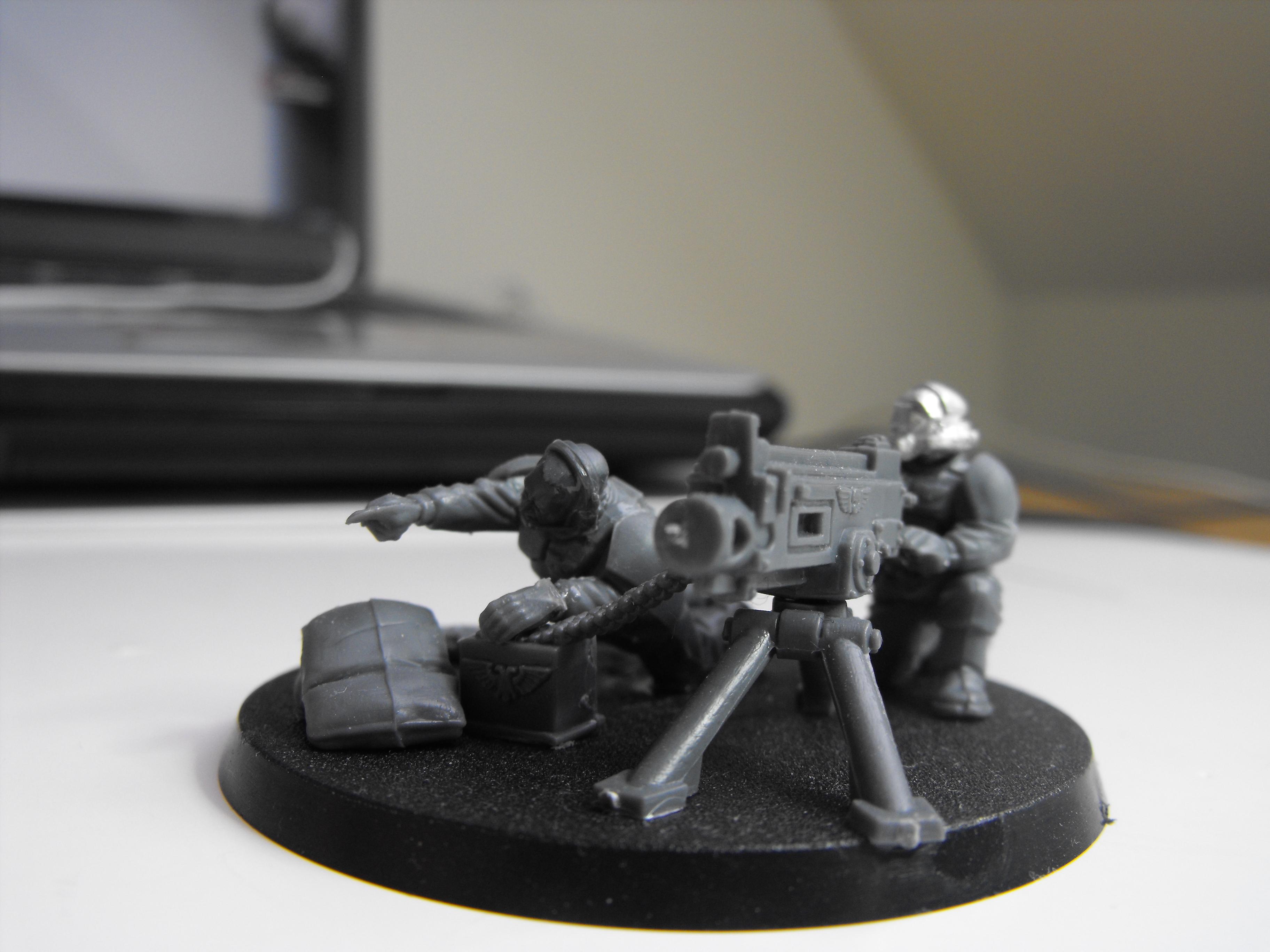 Heavy weapons platform.  Prone?