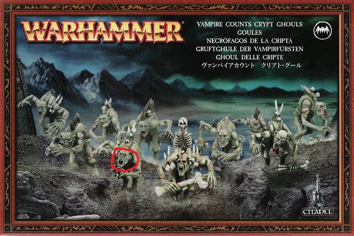 I added that crypt ghouls head on the dark marshall