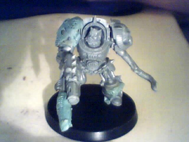 My slightly greenstuffed termie.....needs work