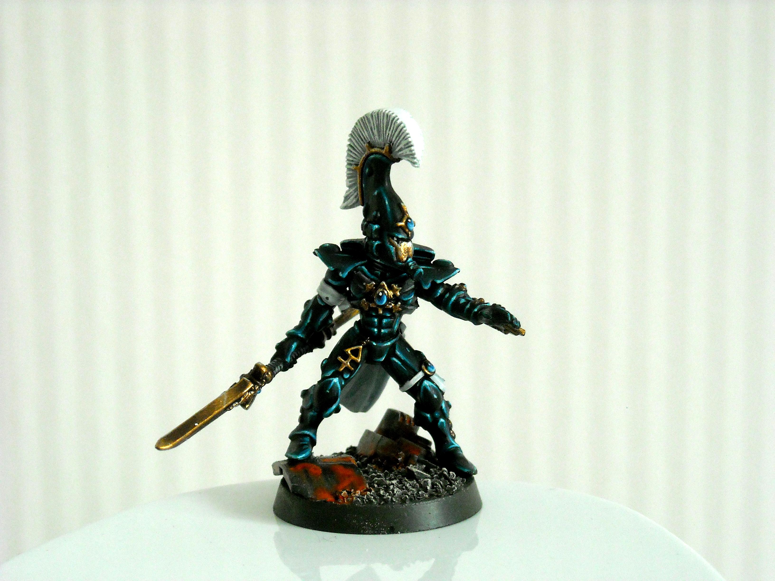 Aspect Warrior, Dire Avengers, Eldar, Exarch